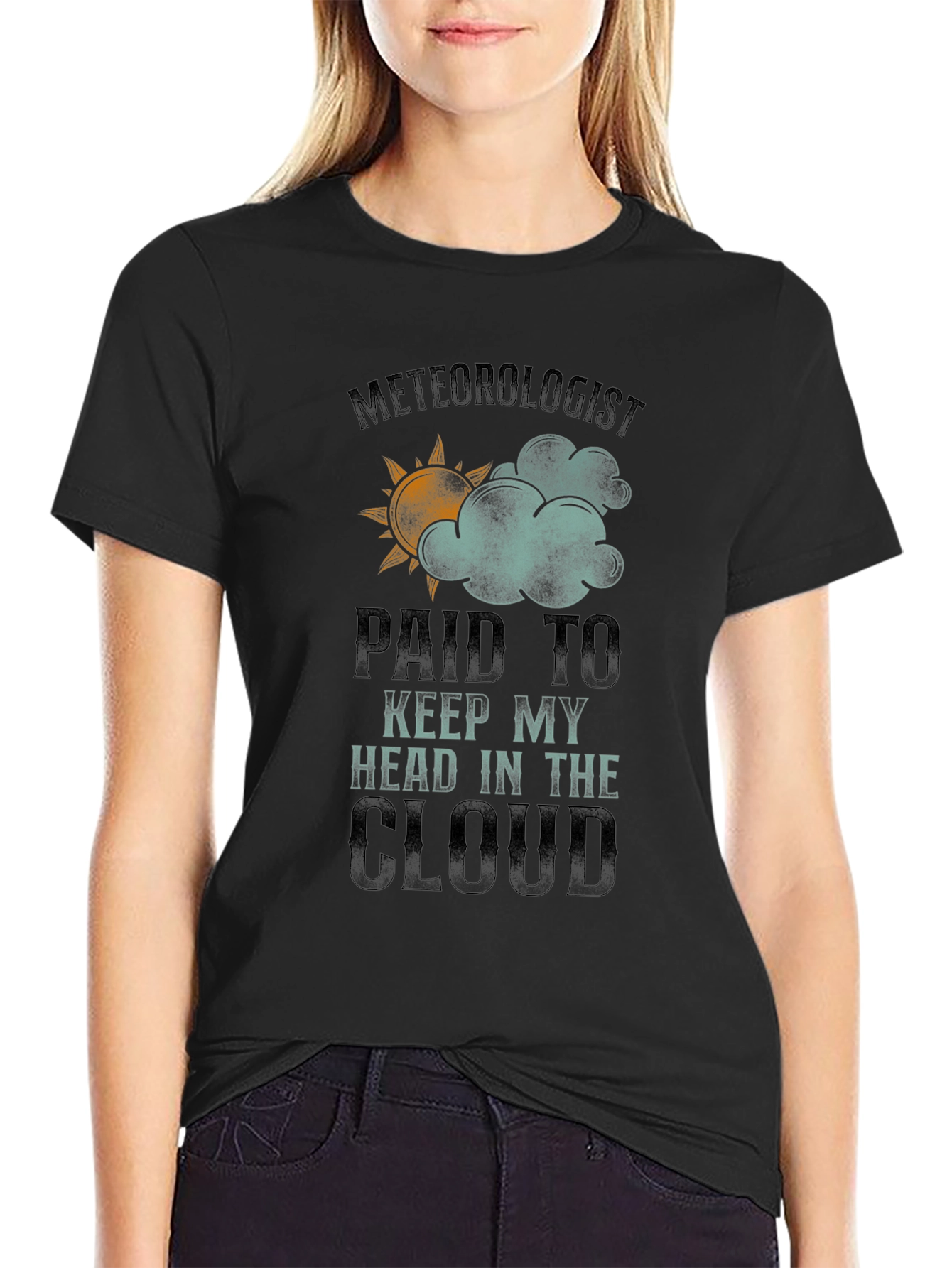 Meteorologist Cloud Graphic T-Shirt