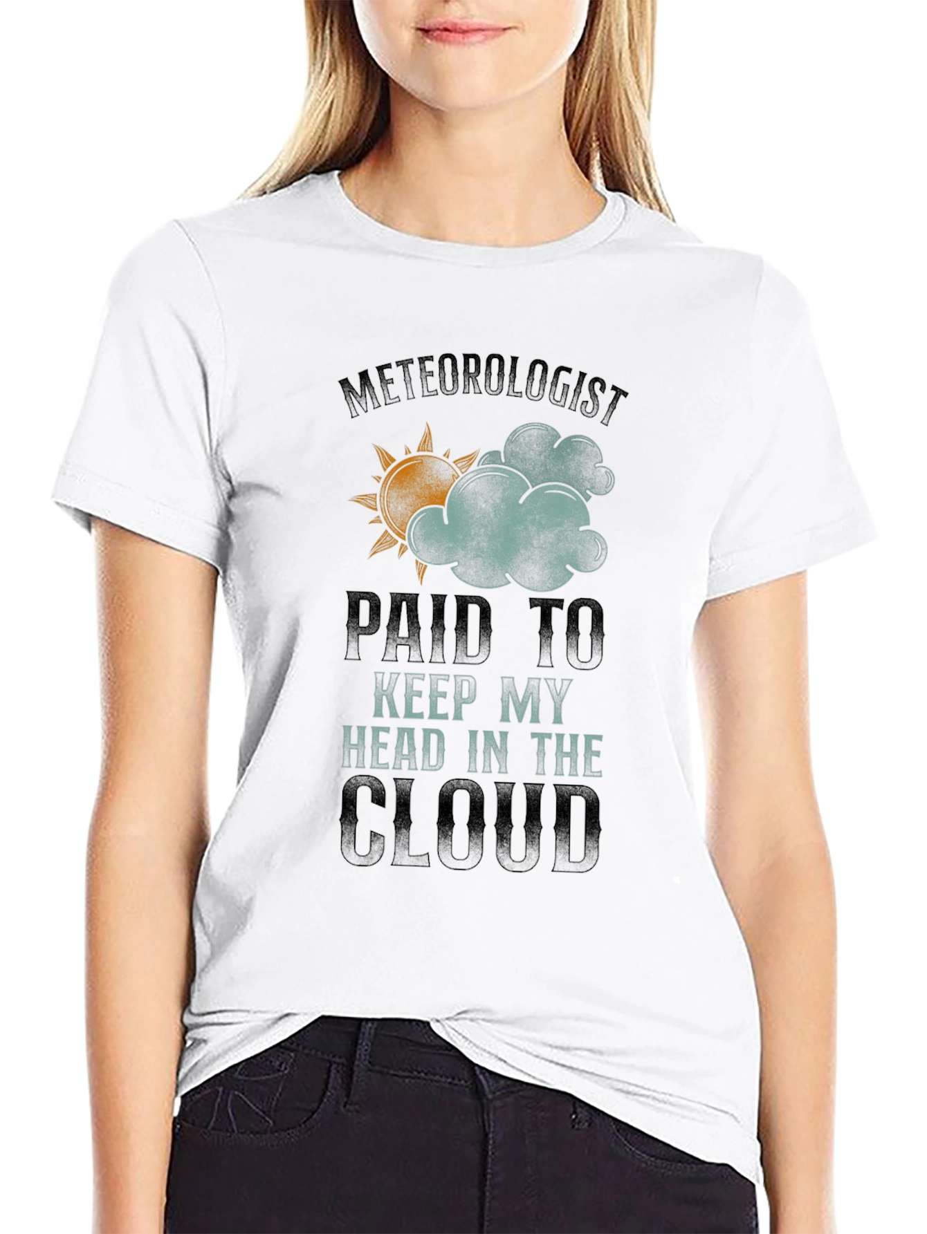 Meteorologist Cloud Graphic T-Shirt