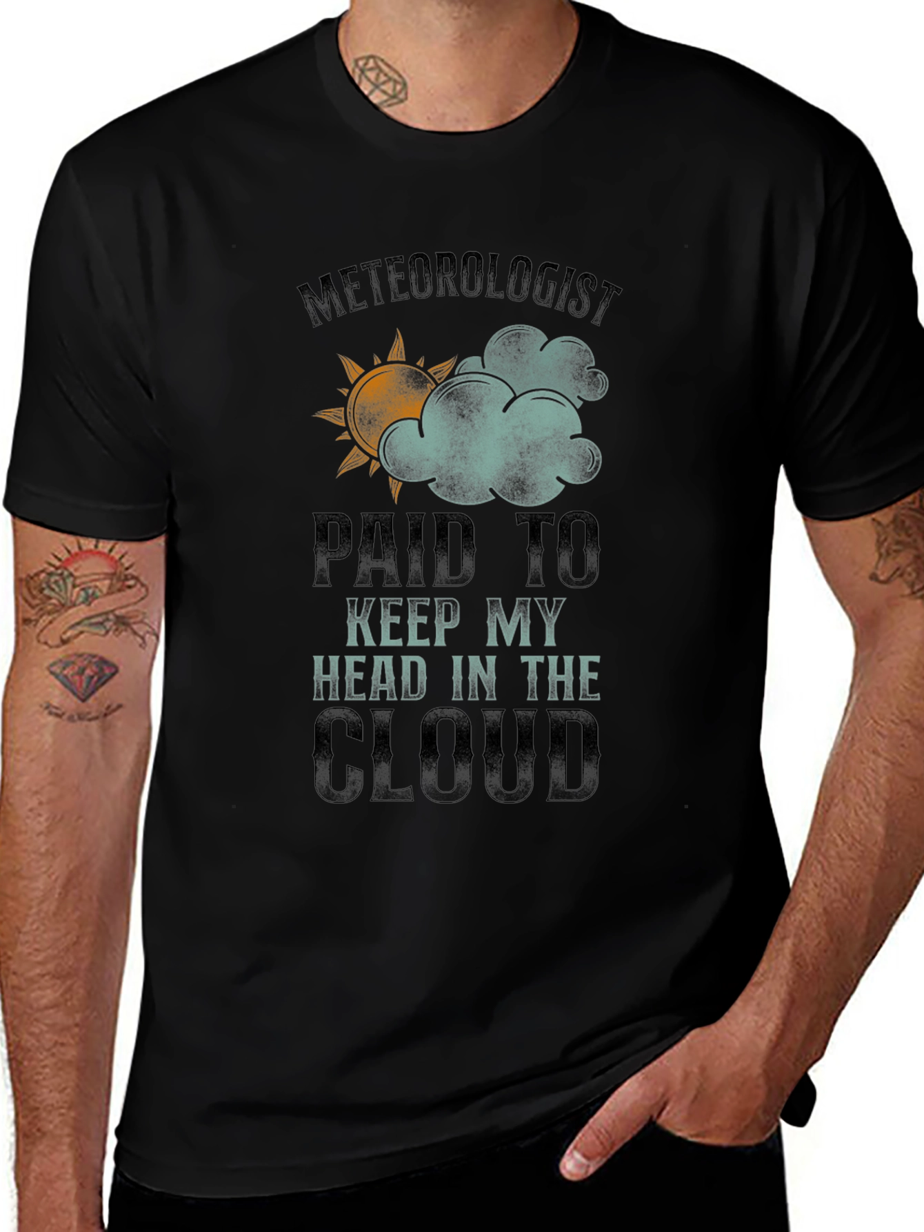 Meteorologist Cloud Graphic T-Shirt