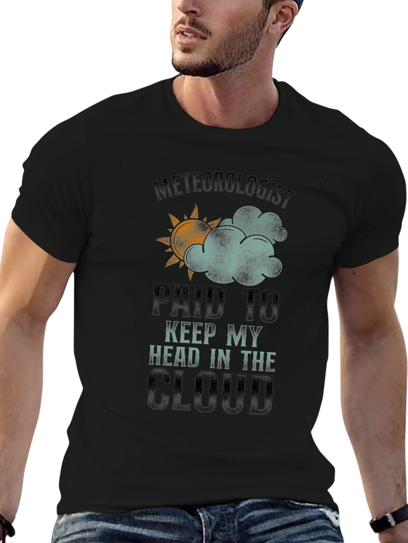 Meteorologist Cloud Graphic T-Shirt