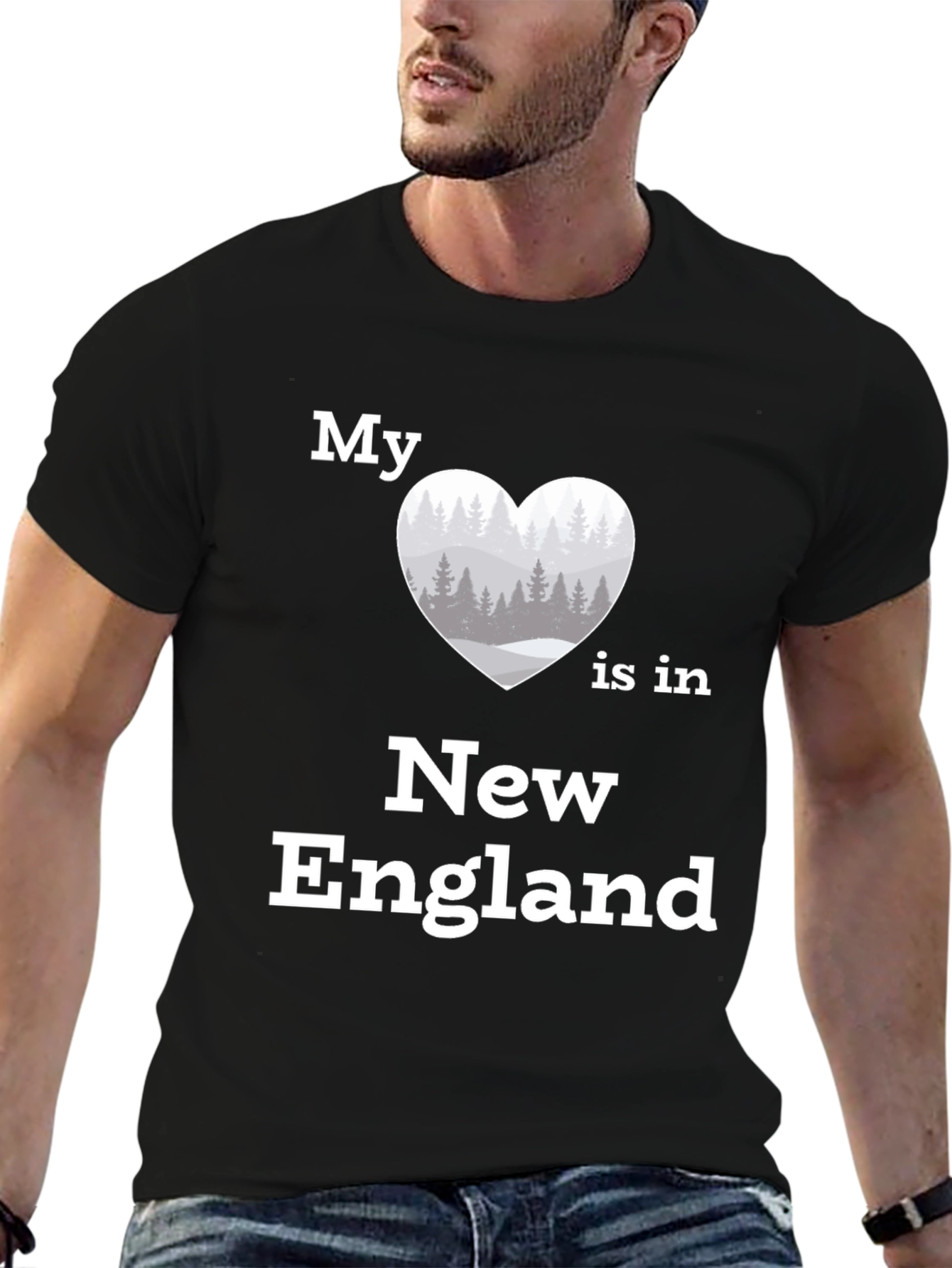 New England Love T-Shirt | Heart Graphic Tee
