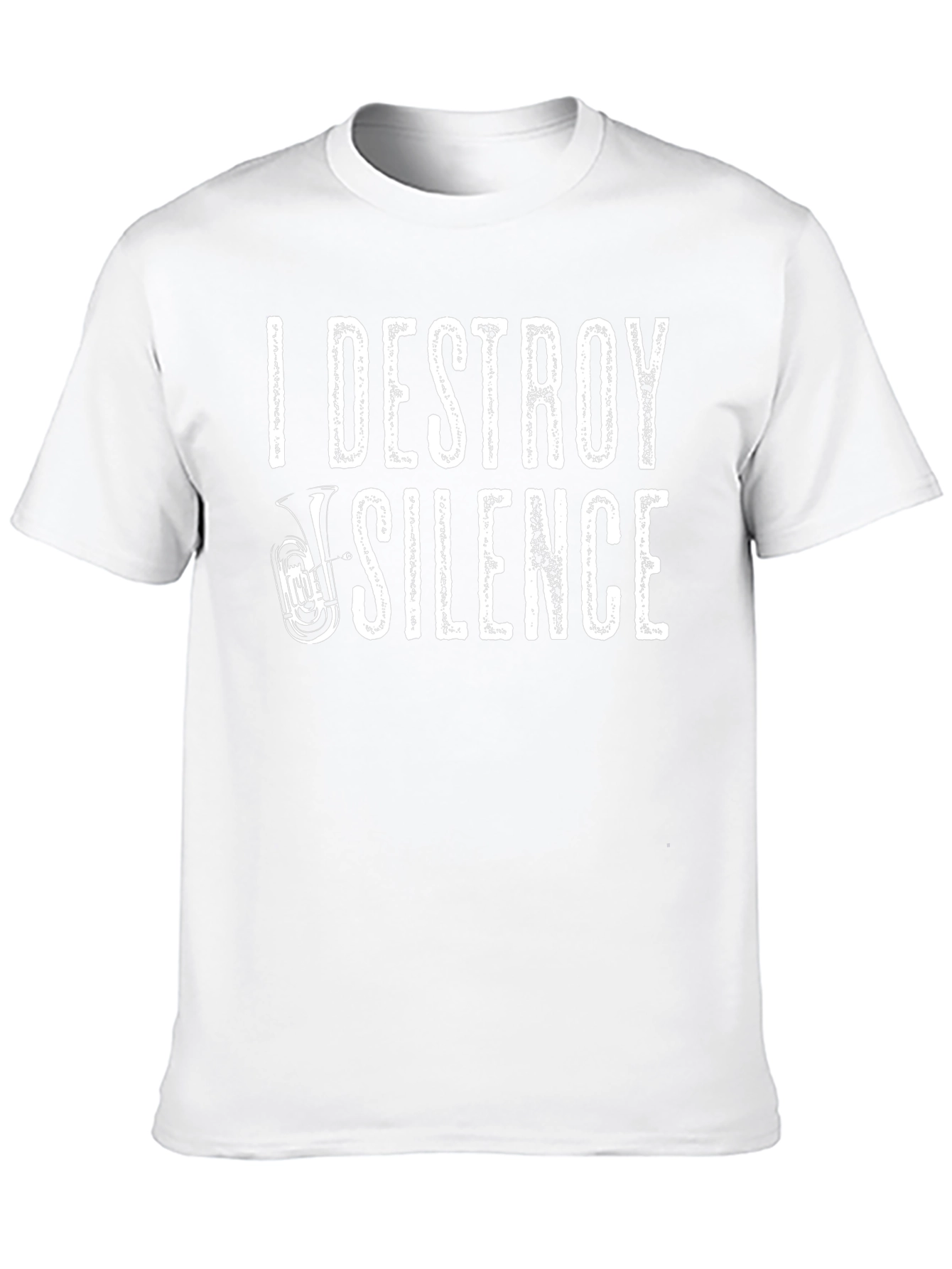 I Destroy Silence Tuba Player T-Shirt