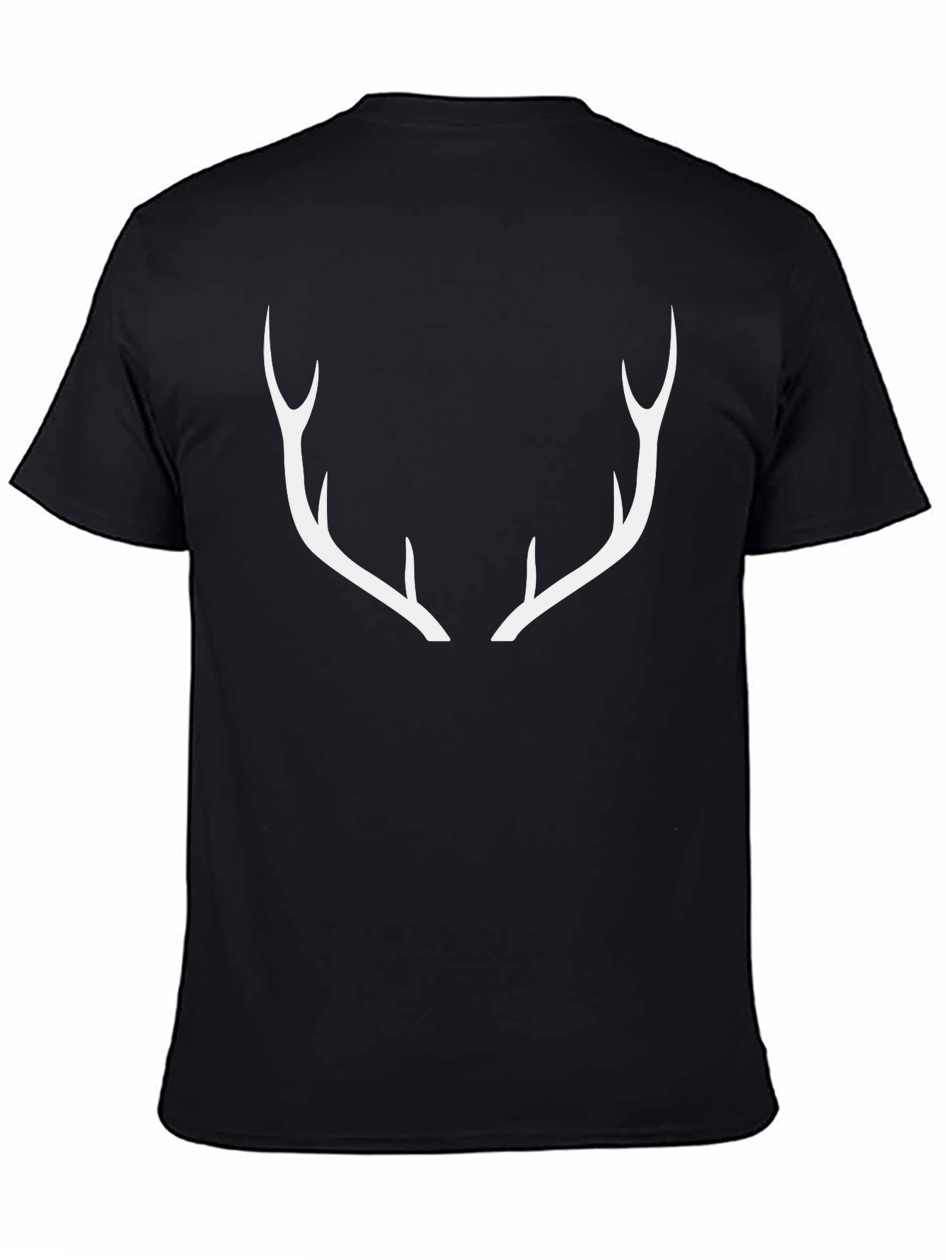 Antler Graphic Black T-Shirt - Stylish Casual Wear