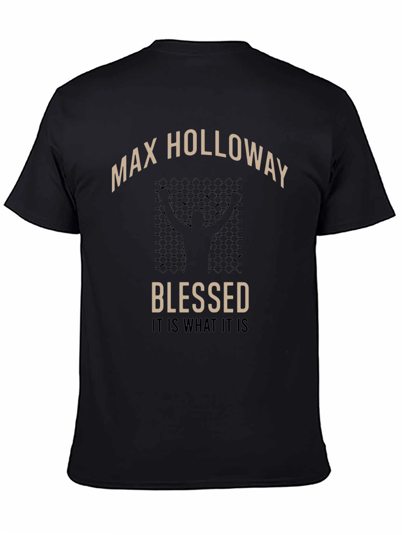 Max Holloway Blessed Black T-Shirt