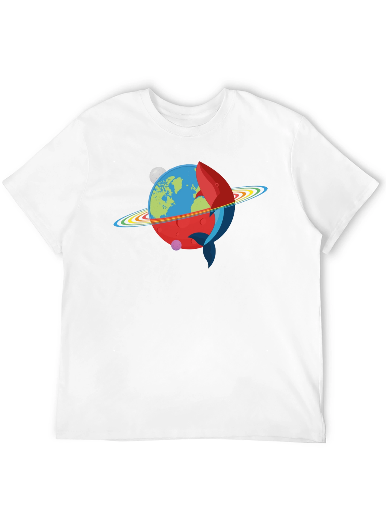 Cosmic Whale Planet T-Shirt