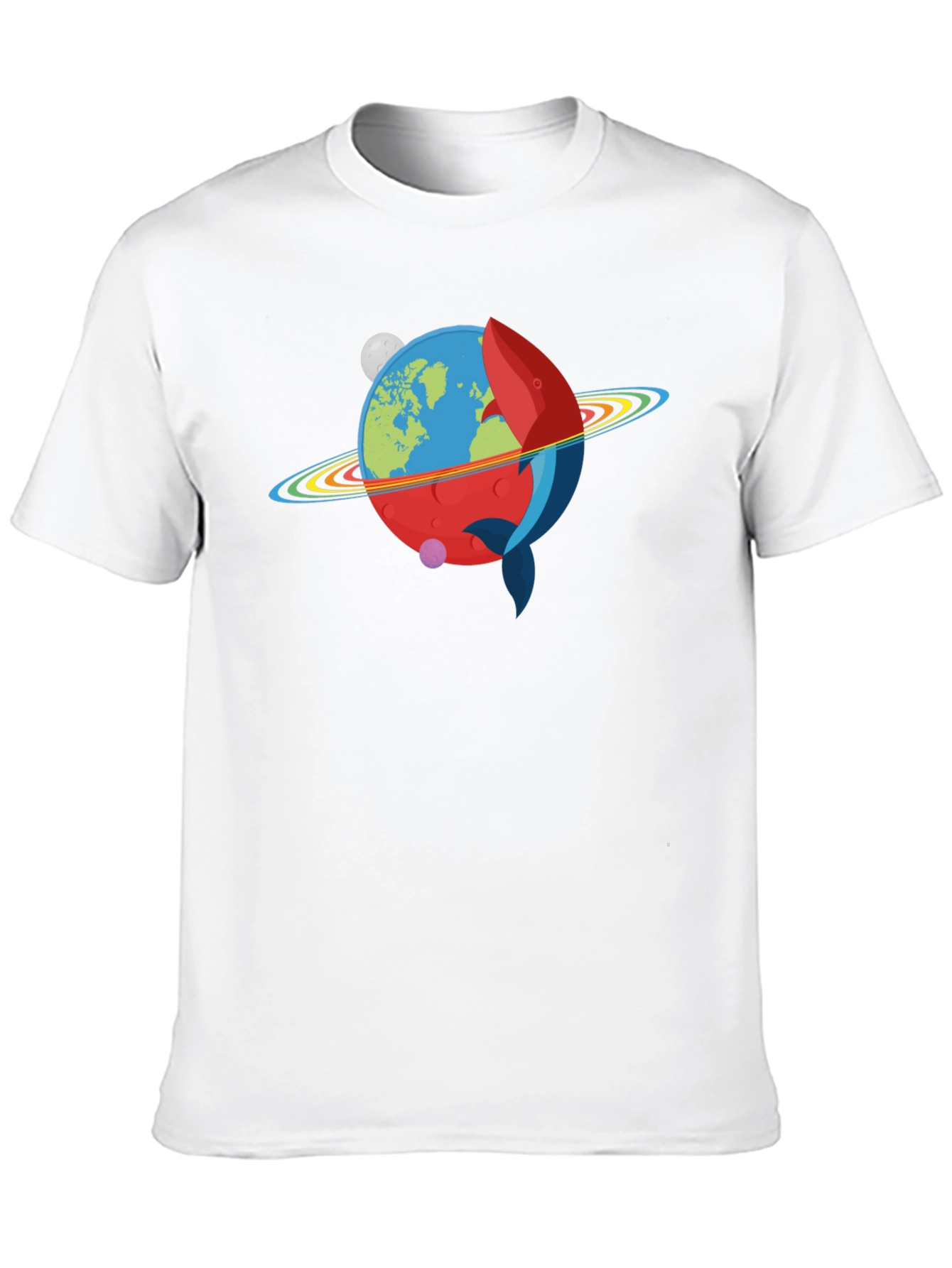 Cosmic Whale Planet T-Shirt