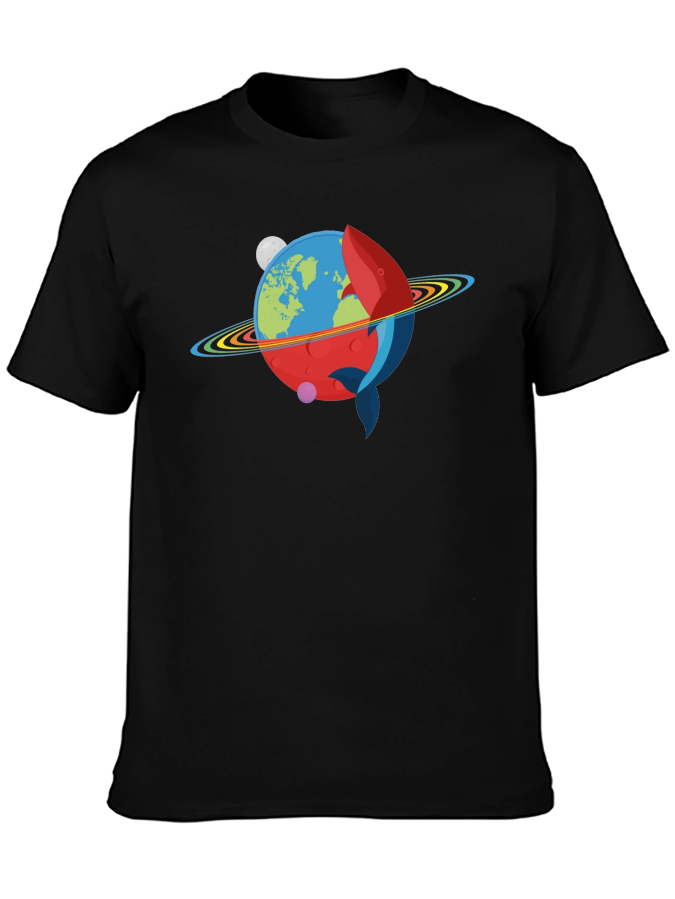 Cosmic Whale Planet T-Shirt