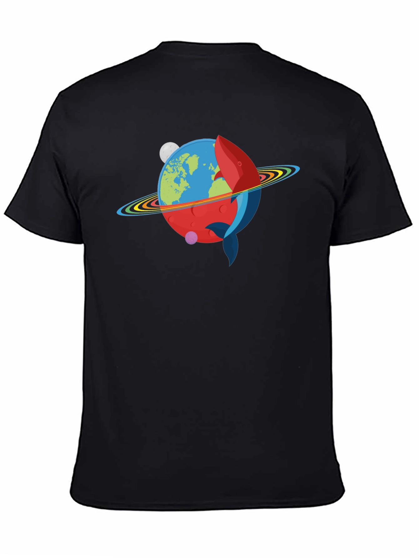 Cosmic Whale Planet T-Shirt