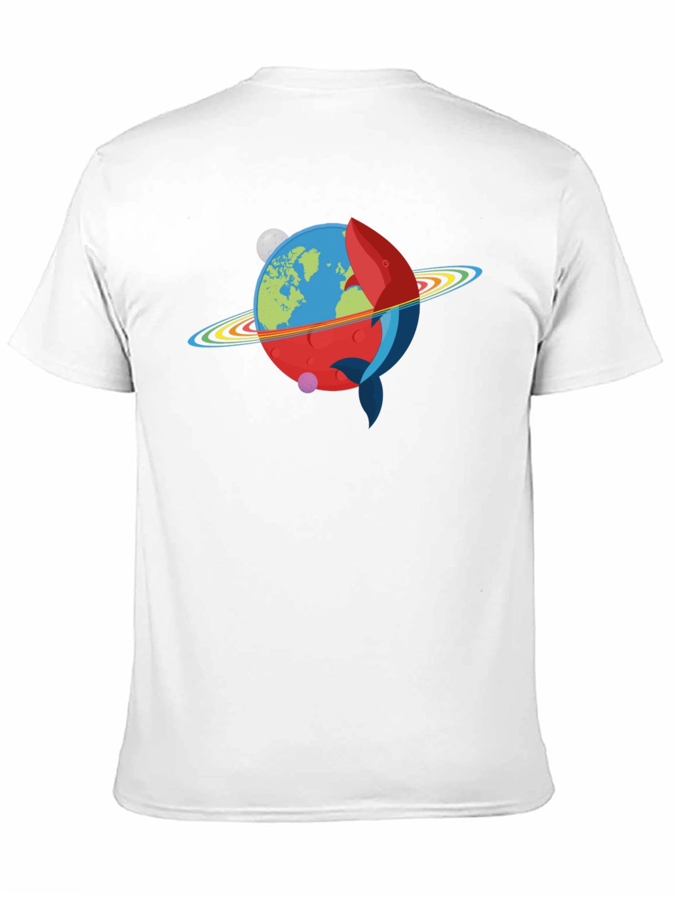 Cosmic Whale Planet T-Shirt
