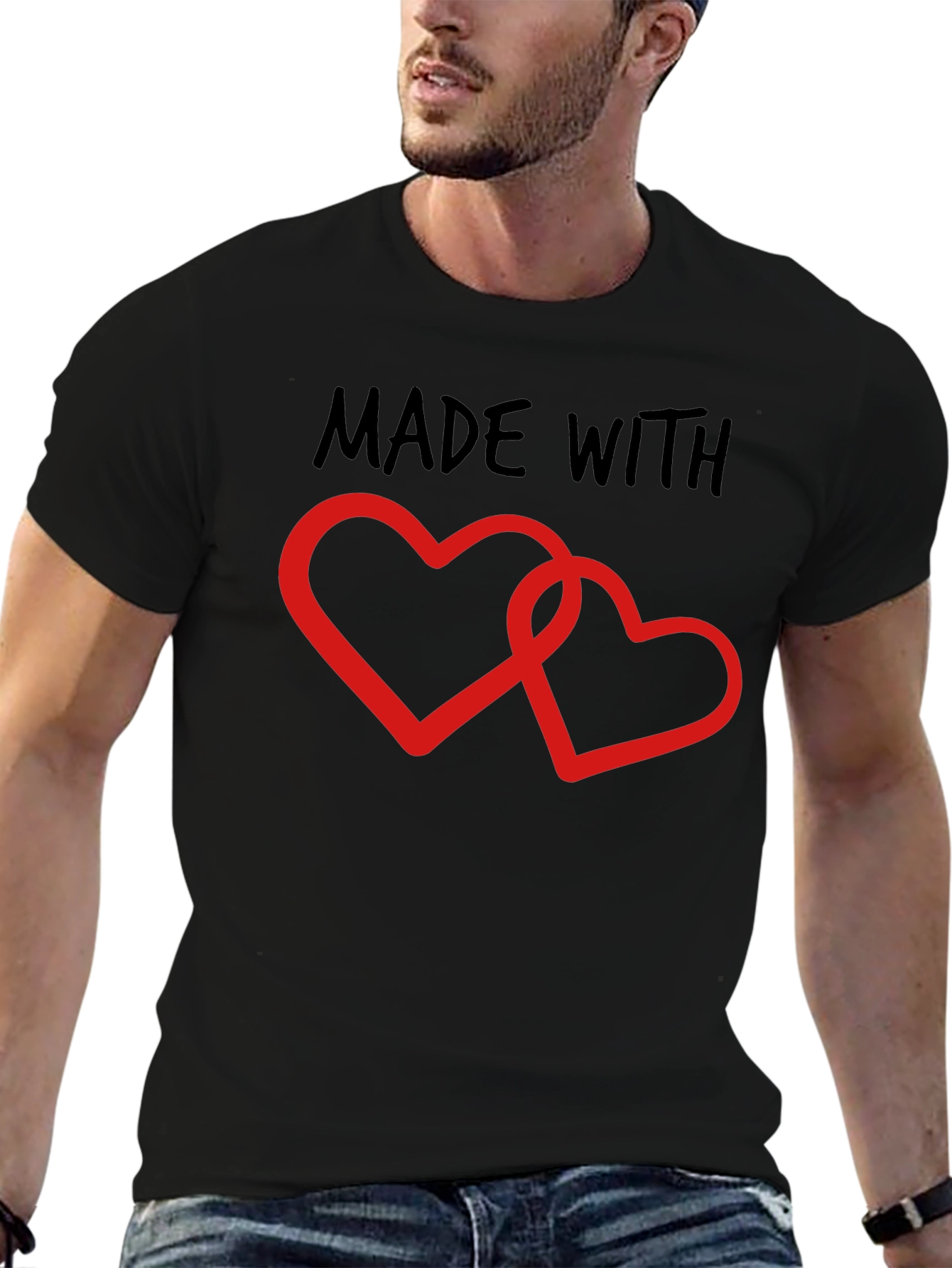 Made With Love Graphic T-Shirt