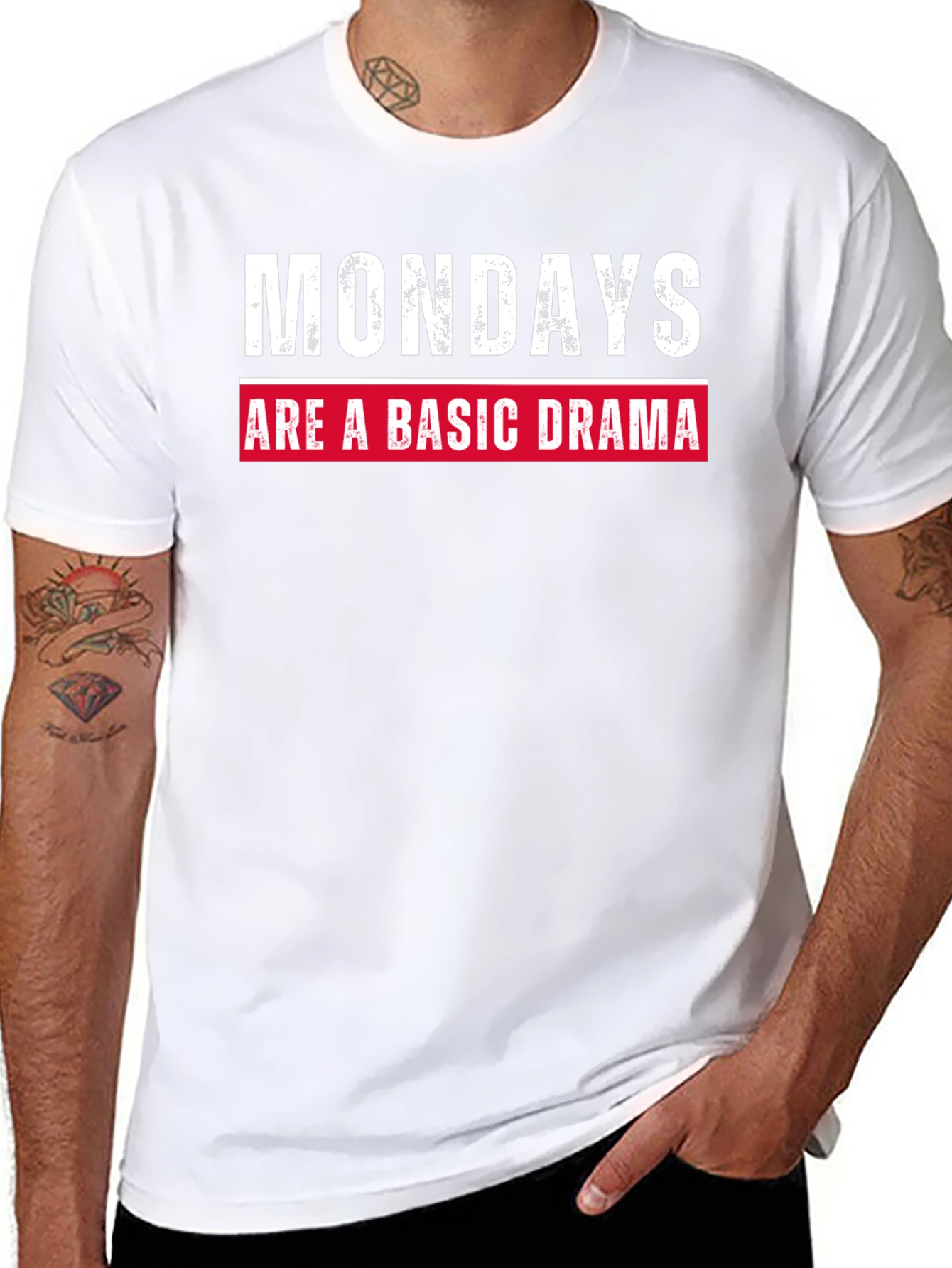 Mondays Are a Basic Drama Graphic Tee