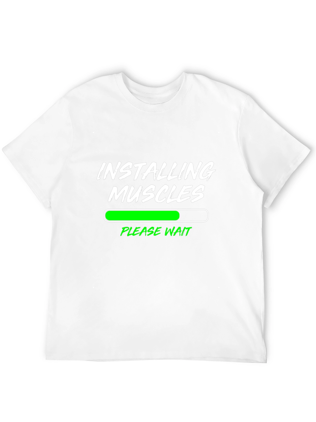 Installing Muscles Black Graphic Tee
