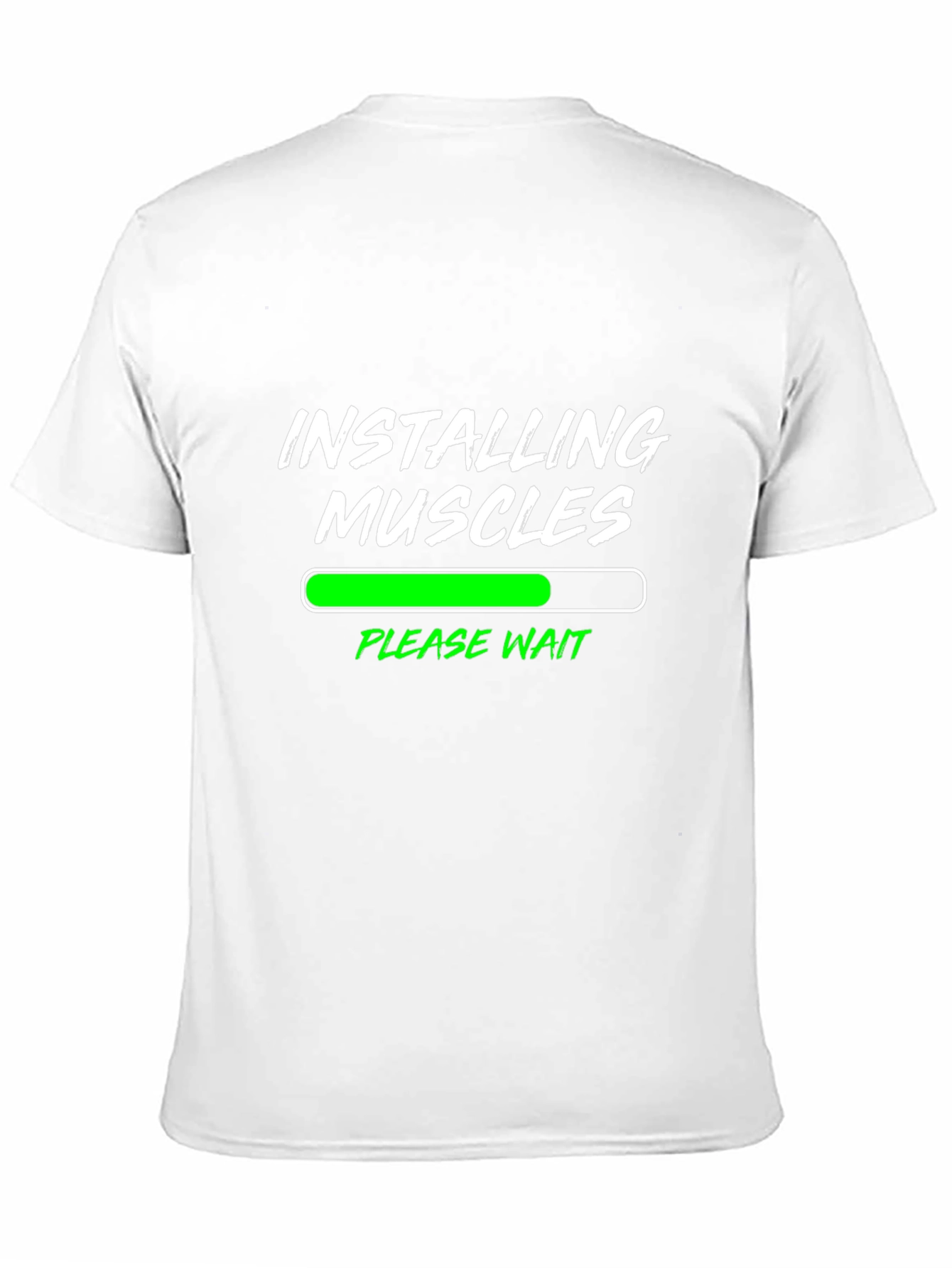 Installing Muscles Black Graphic Tee