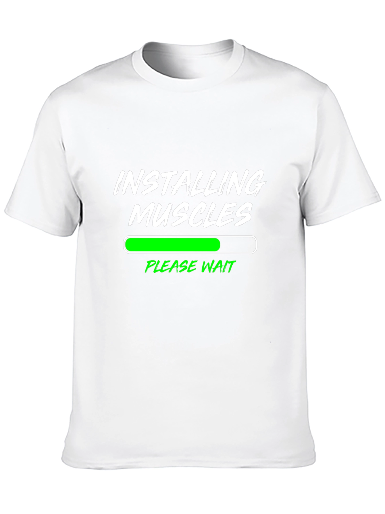 Installing Muscles Black Graphic Tee