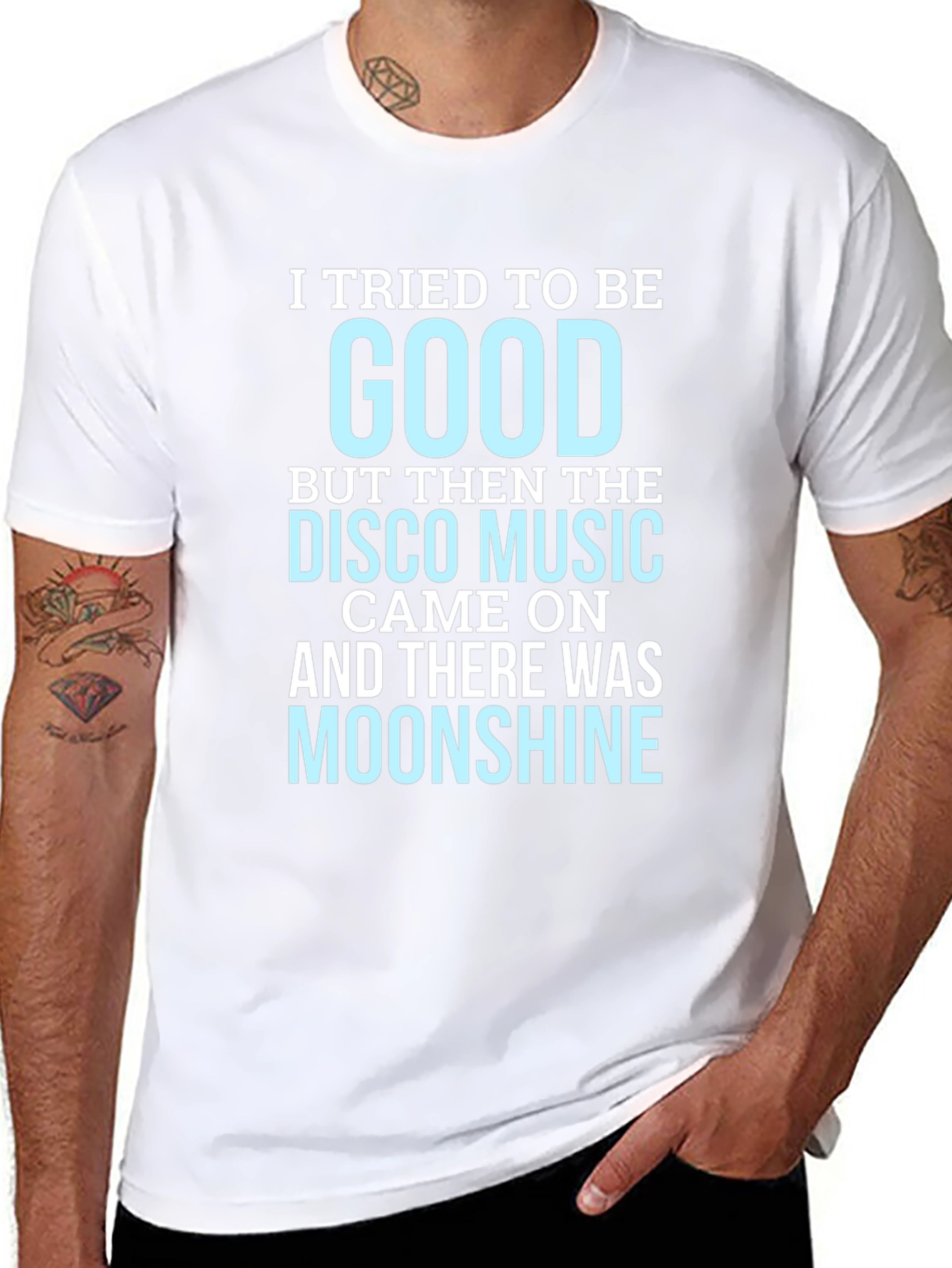 I Tried To Be Good Disco Music T-Shirt