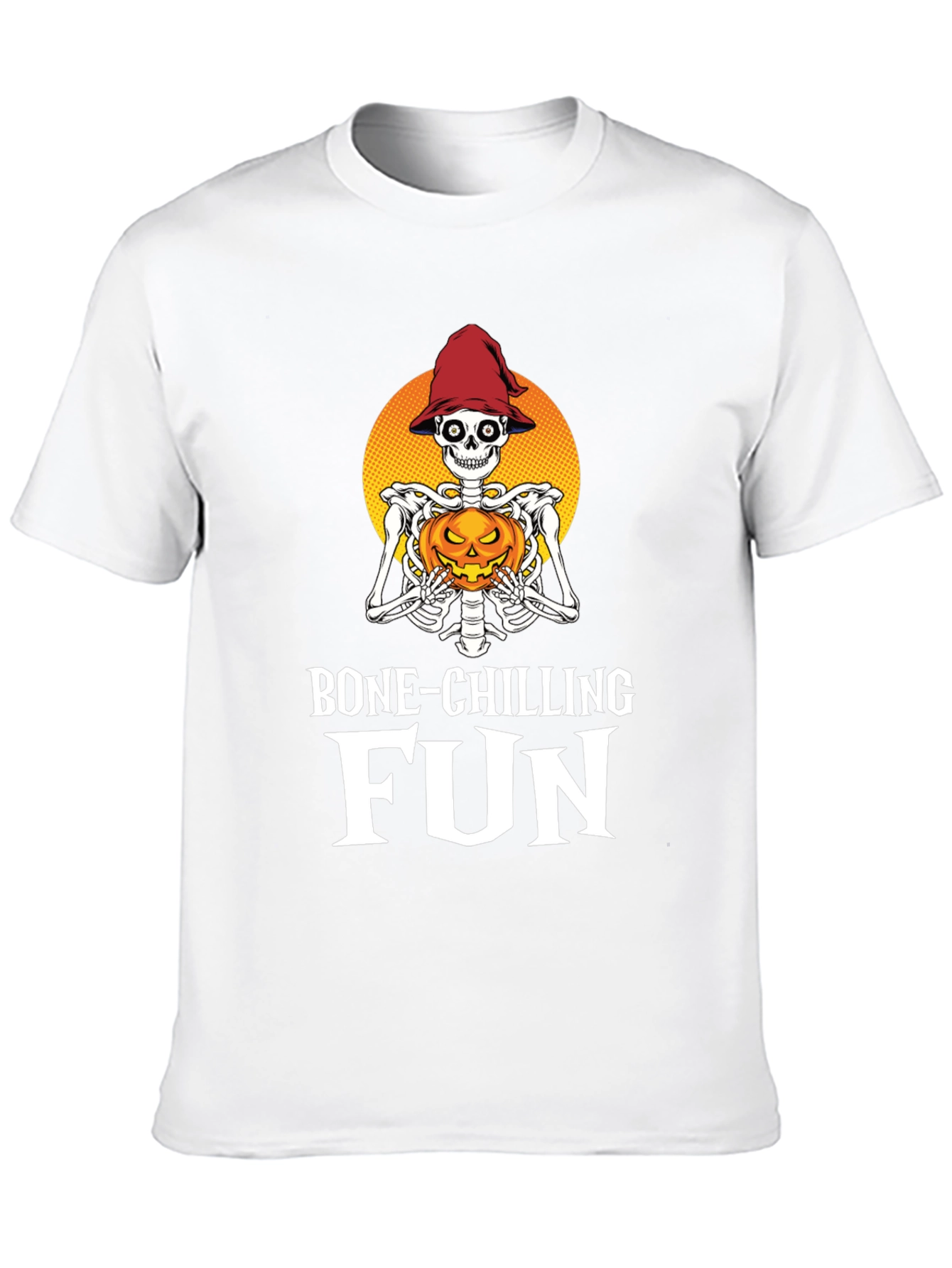 Bone-Chilling Fun Halloween Skeleton T-Shirt