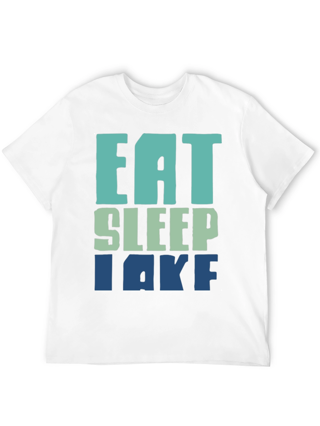 Eat Sleep Lake T-Shirt - Casual Graphic Tee