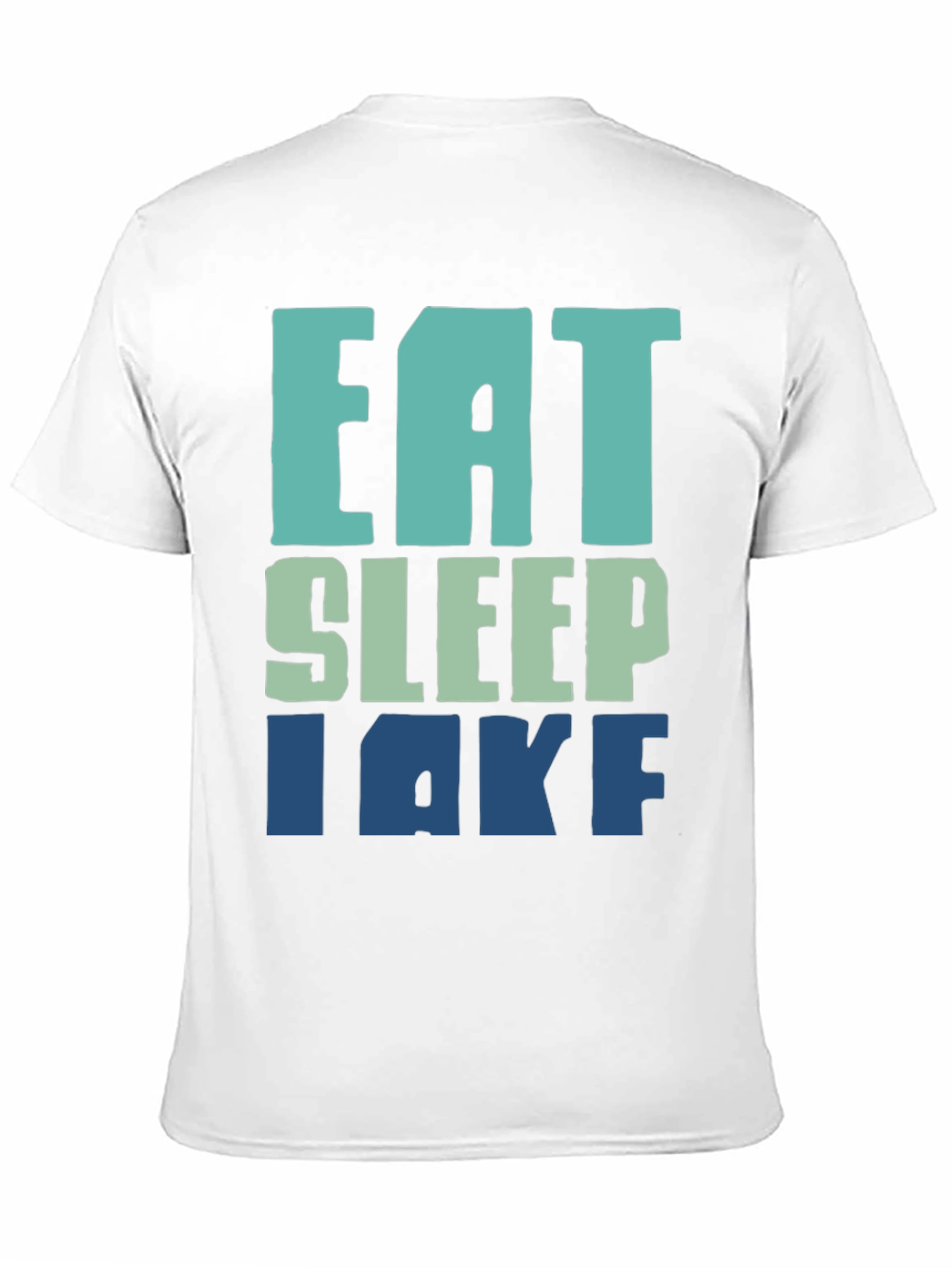 Eat Sleep Lake T-Shirt - Casual Graphic Tee