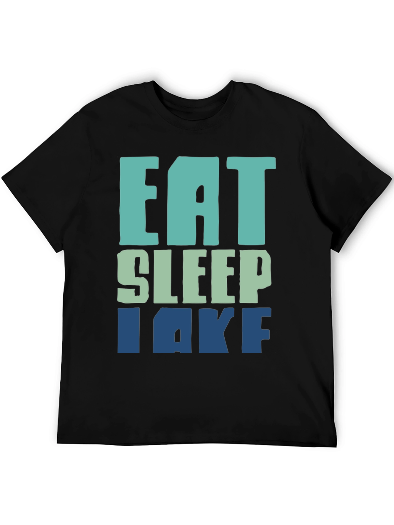 Eat Sleep Lake T-Shirt - Casual Graphic Tee