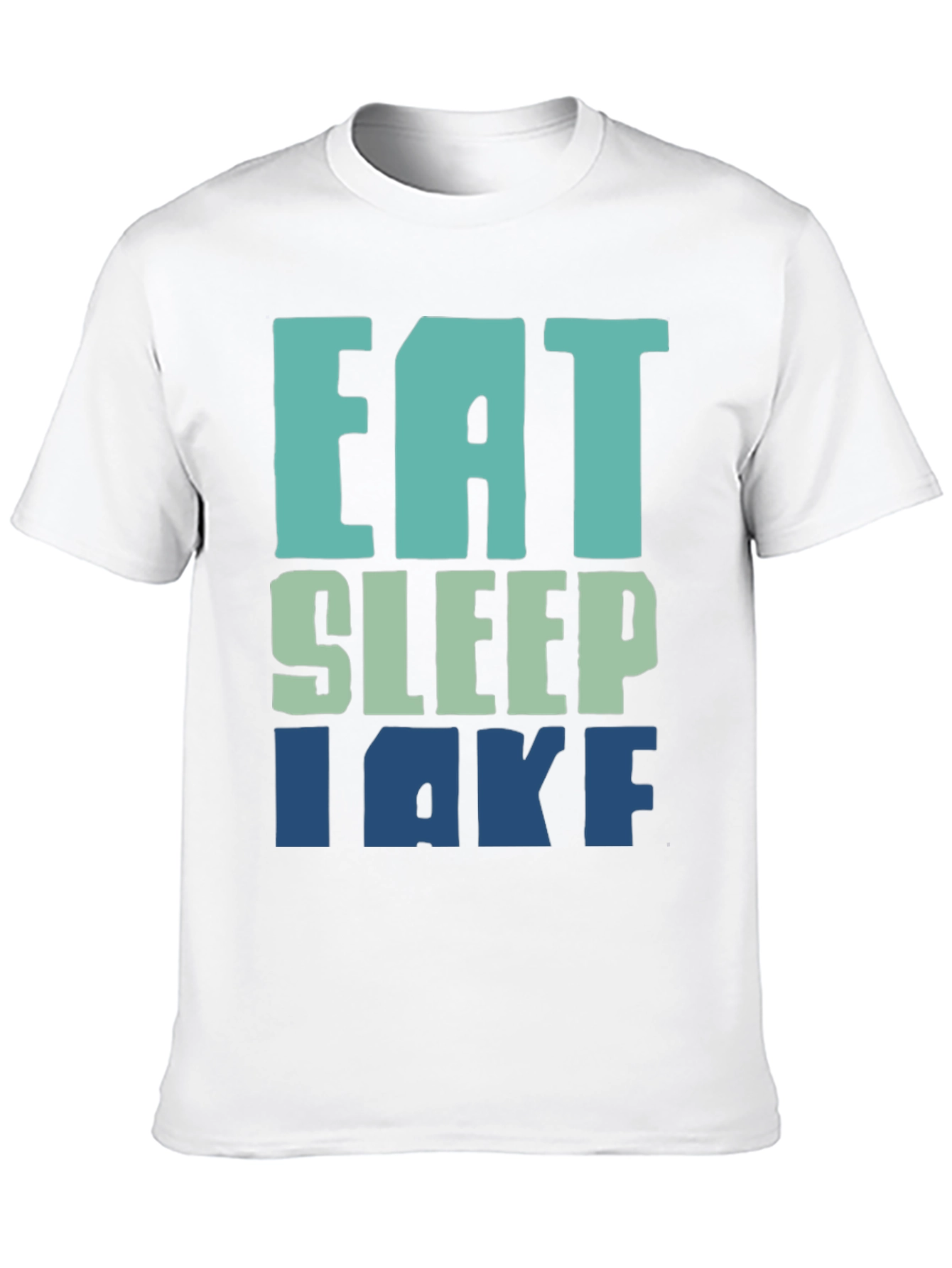Eat Sleep Lake T-Shirt - Casual Graphic Tee