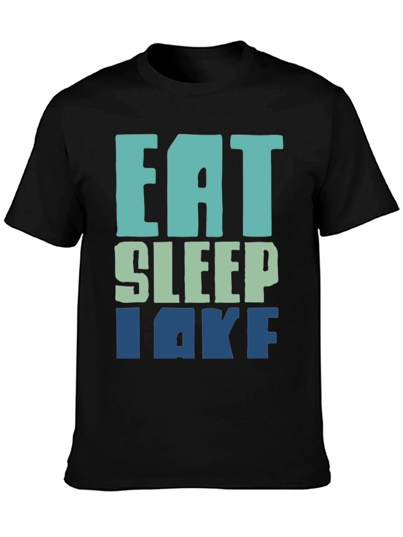 Eat Sleep Lake T-Shirt - Casual Graphic Tee