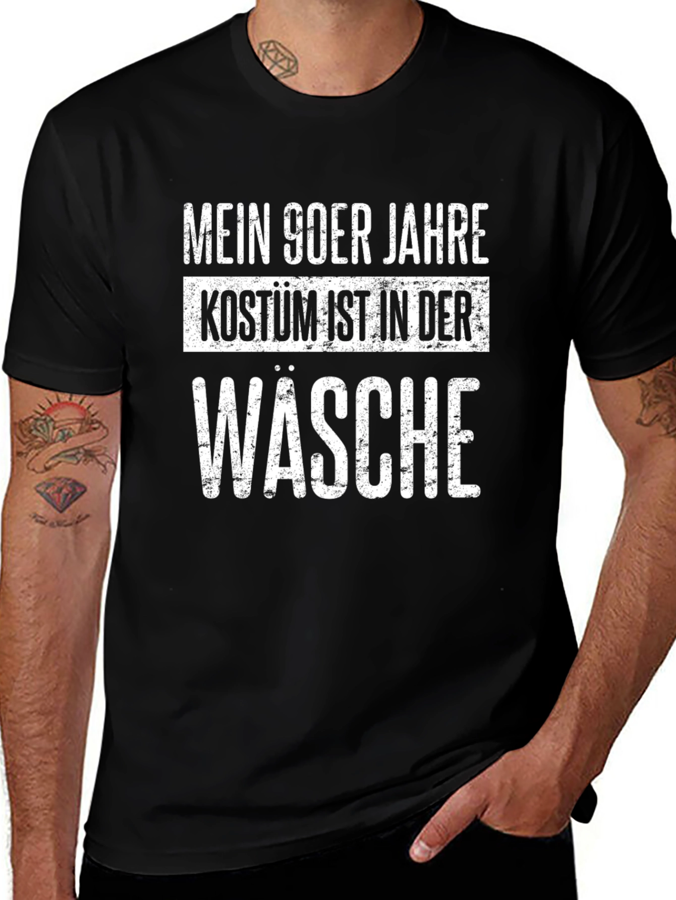 Mein 90er Jahre Kostum T-Shirt - Funny German Saying