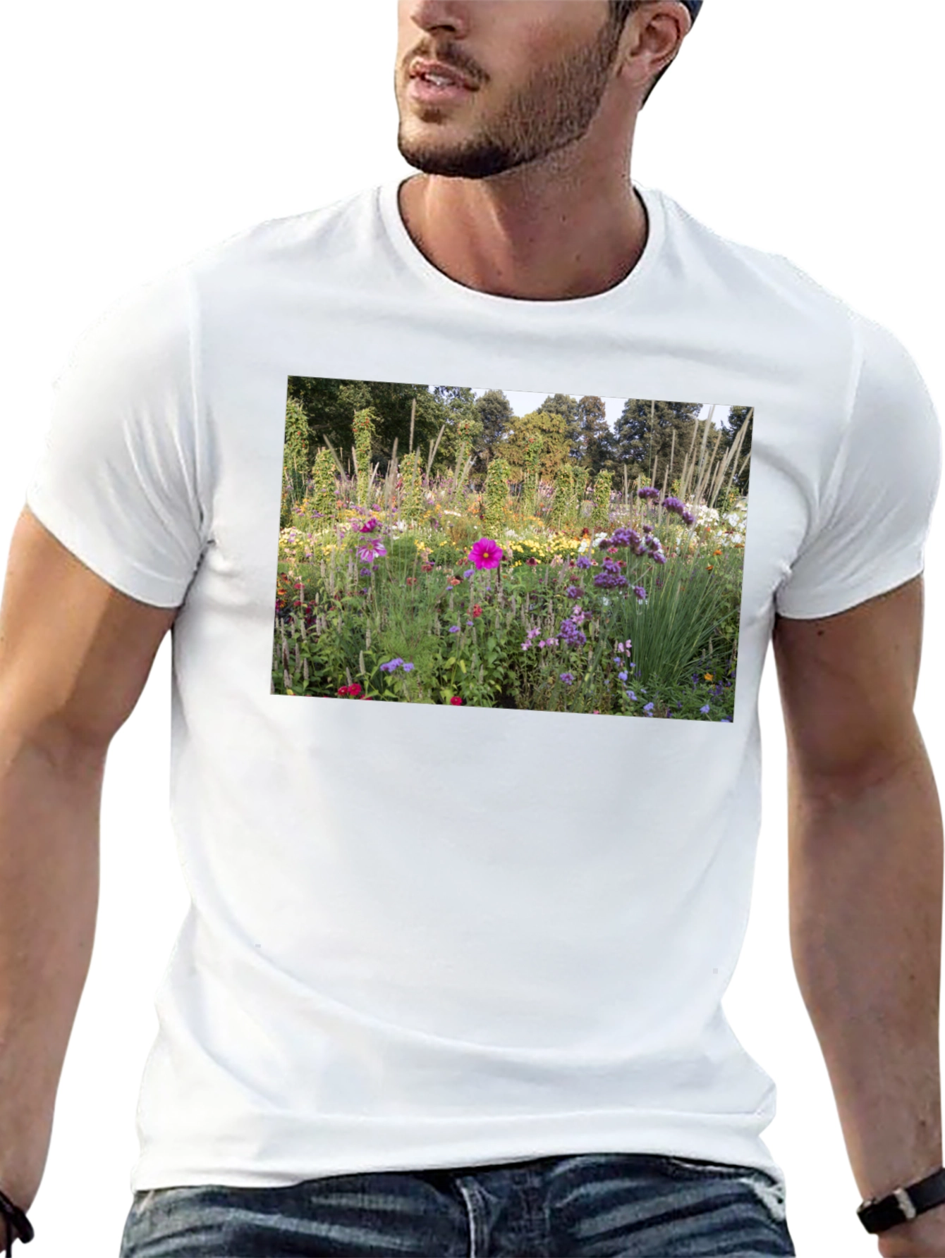 Floral Garden T-Shirt: Nature Inspired Design
