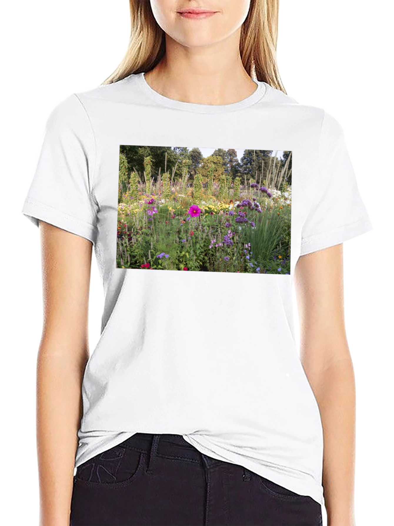 Floral Garden T-Shirt: Nature Inspired Design