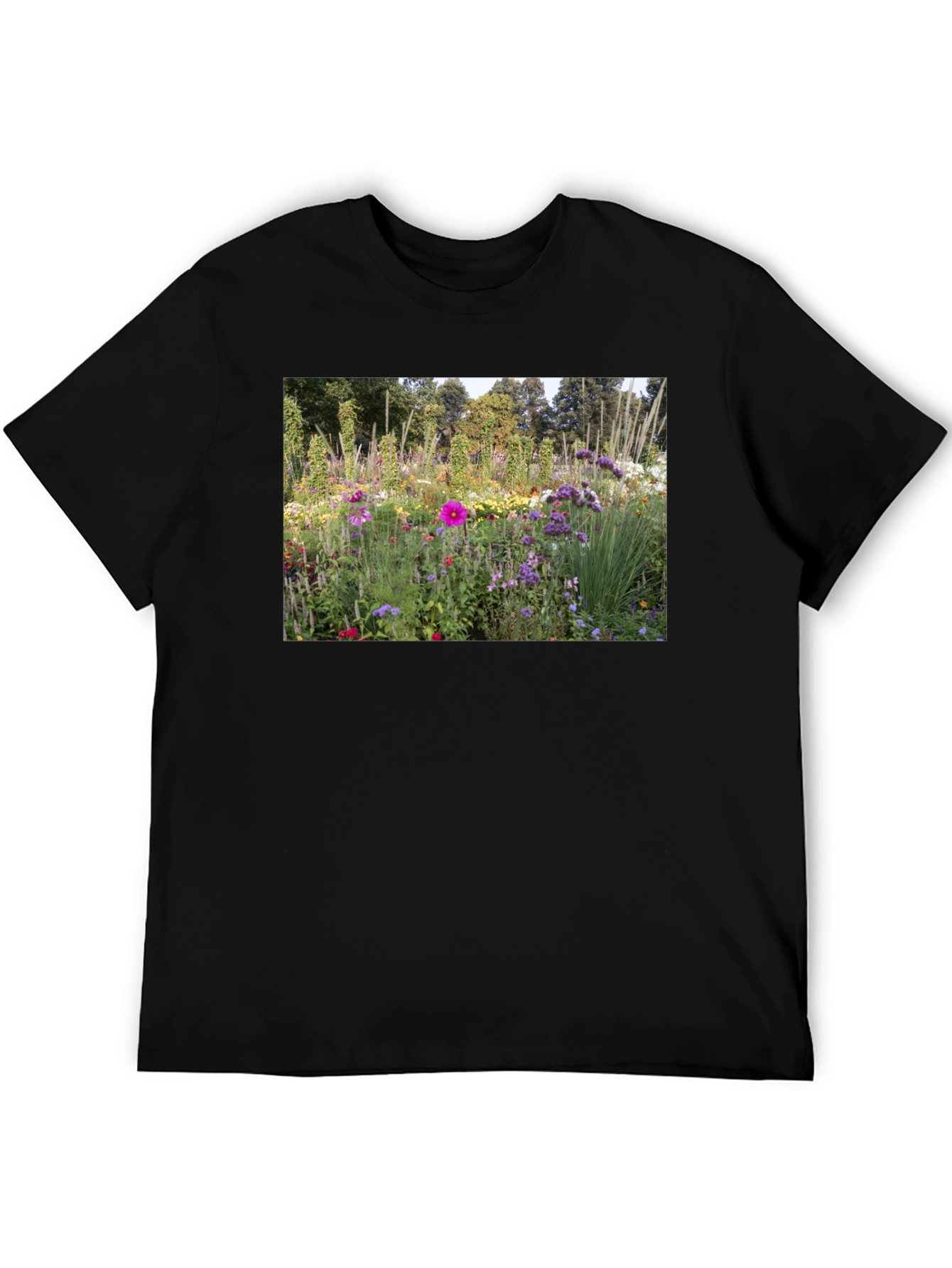 Floral Garden T-Shirt: Nature Inspired Design