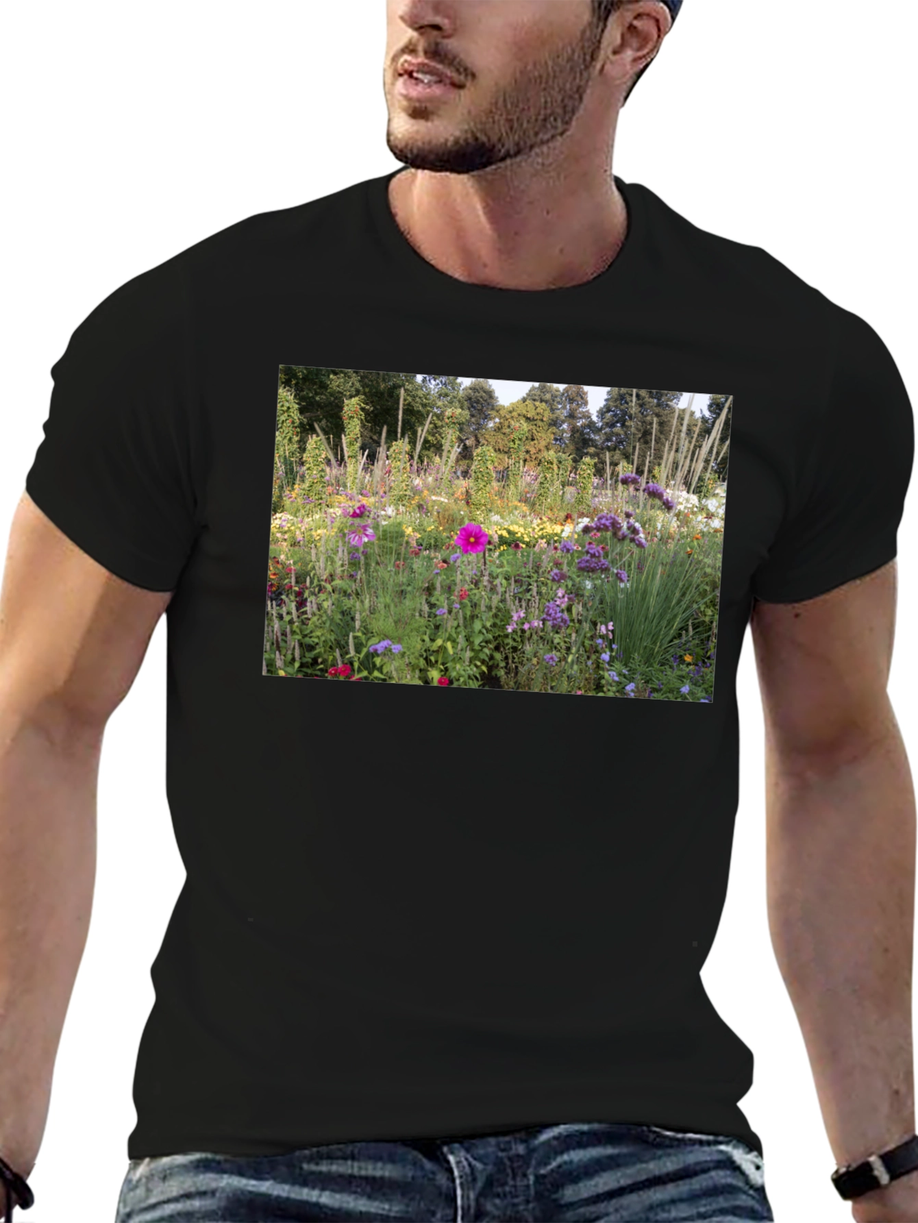 Floral Garden T-Shirt: Nature Inspired Design