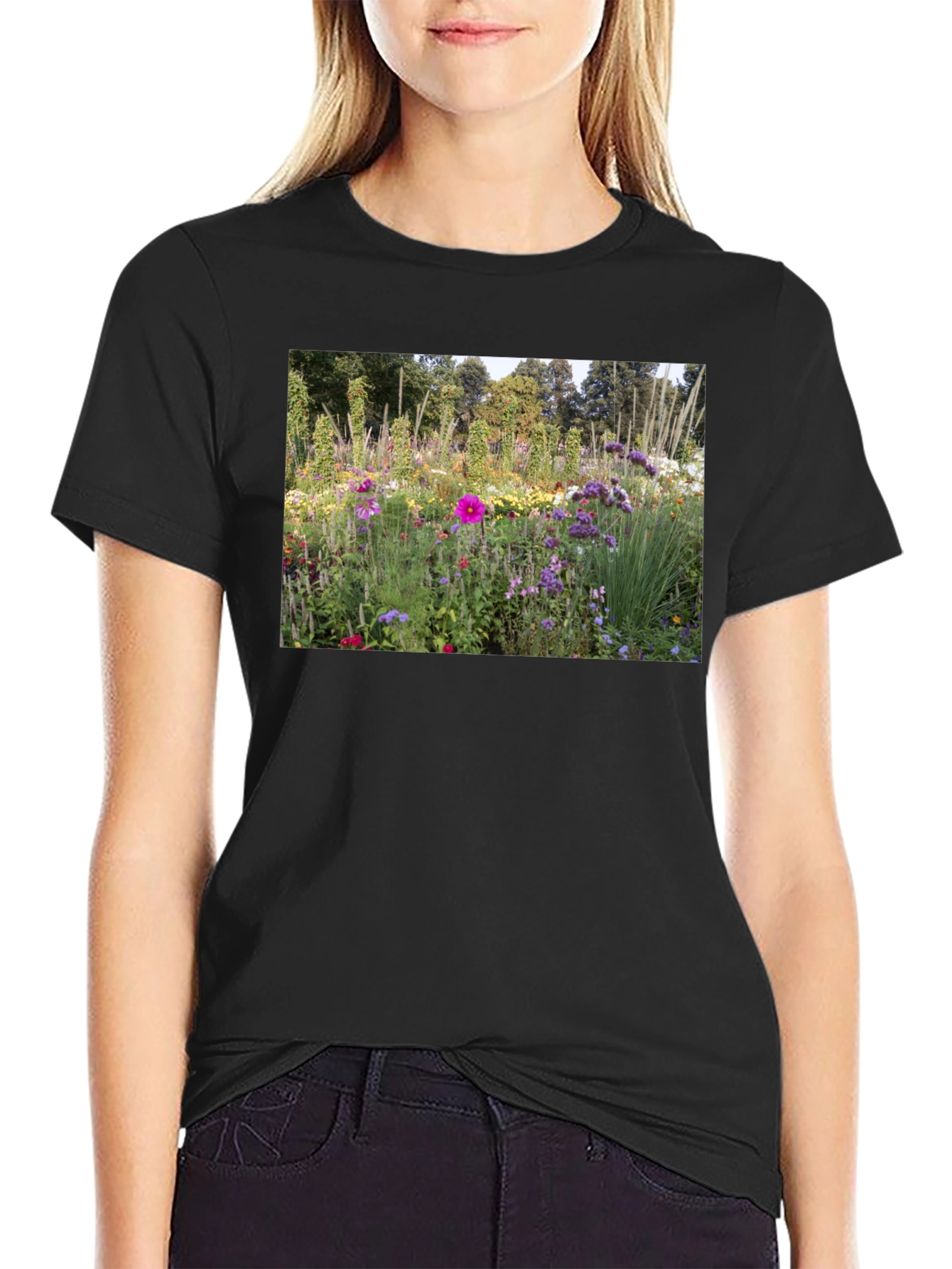 Floral Garden T-Shirt: Nature Inspired Design