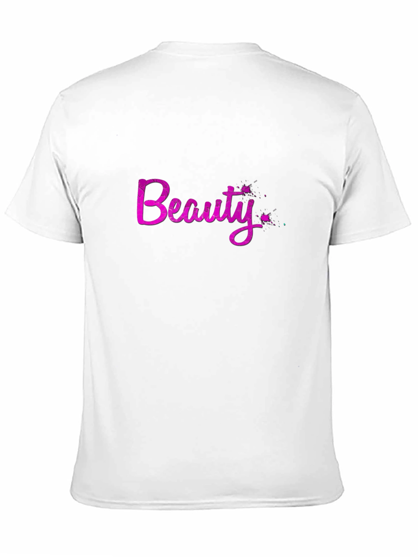 Beauty Graphic Tee - Stylish Black Casual T-Shirt