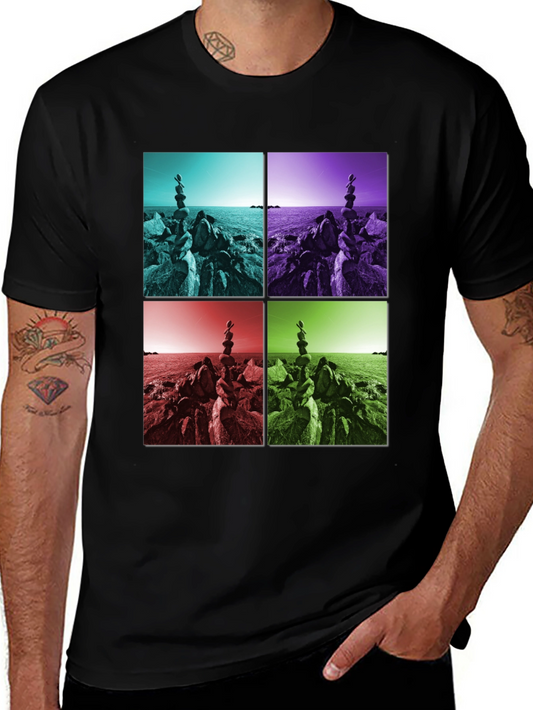 Abstract Stacked Rocks T-Shirt
