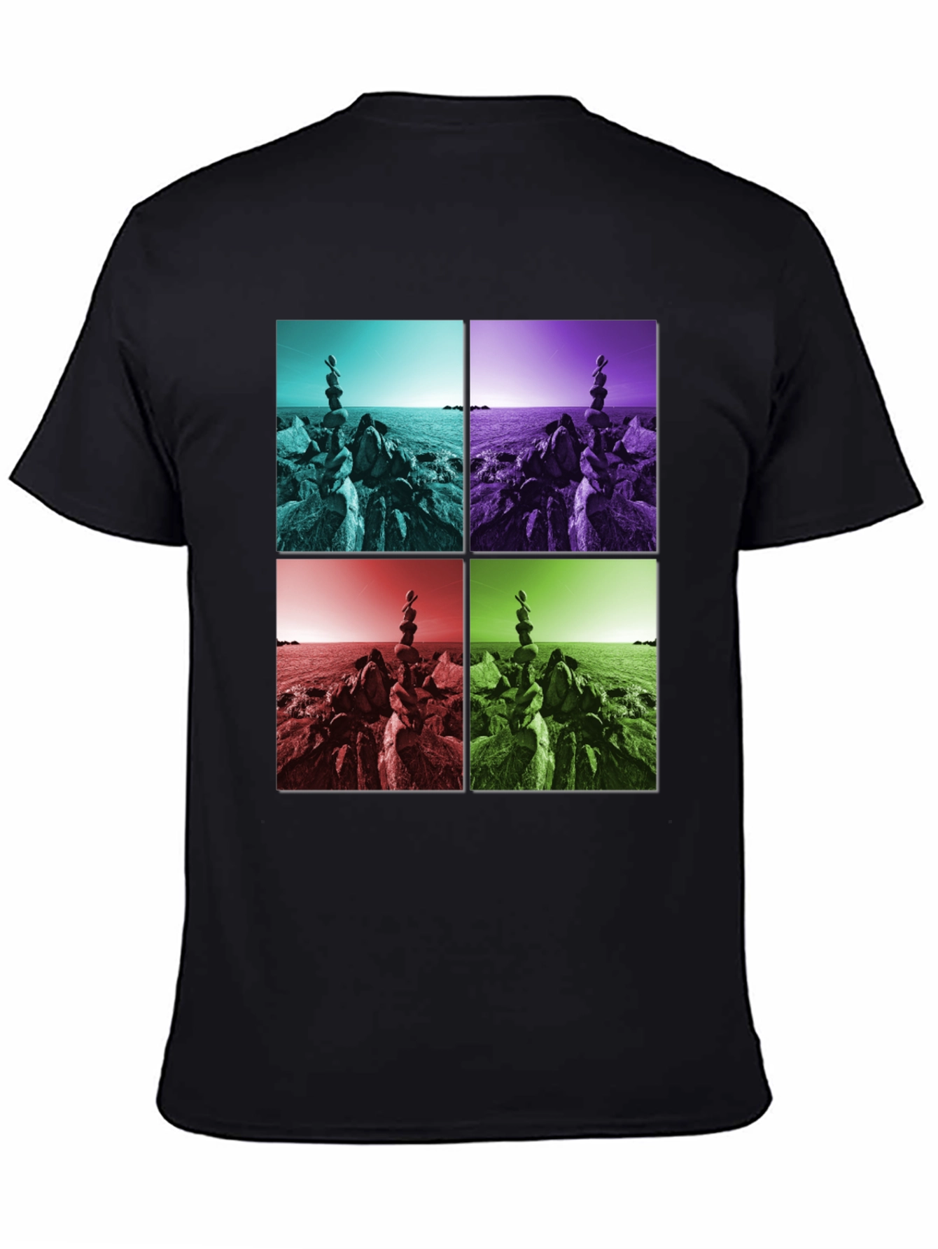 Abstract Stacked Rocks T-Shirt