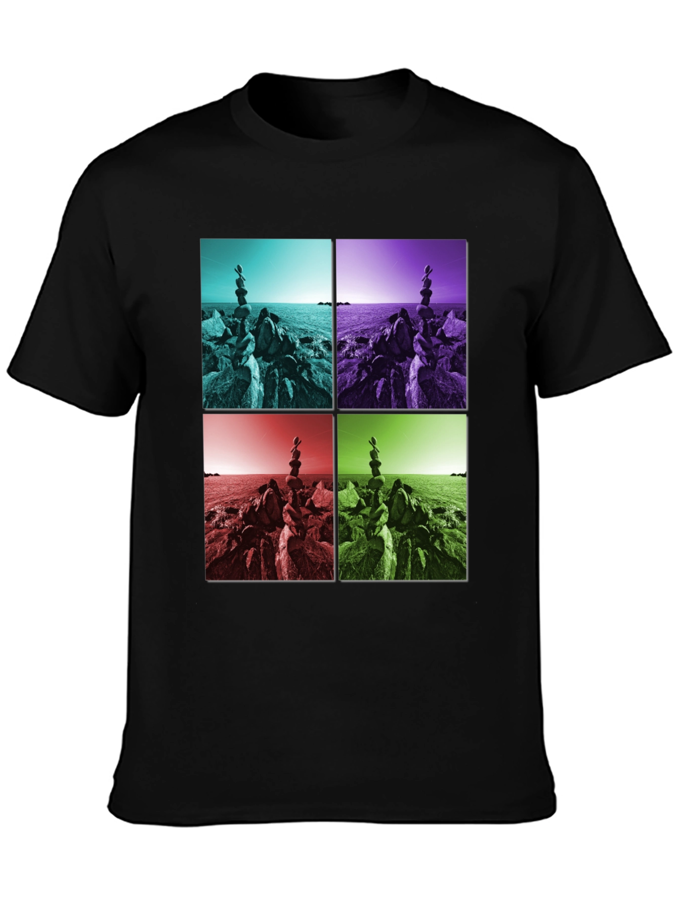 Abstract Stacked Rocks T-Shirt