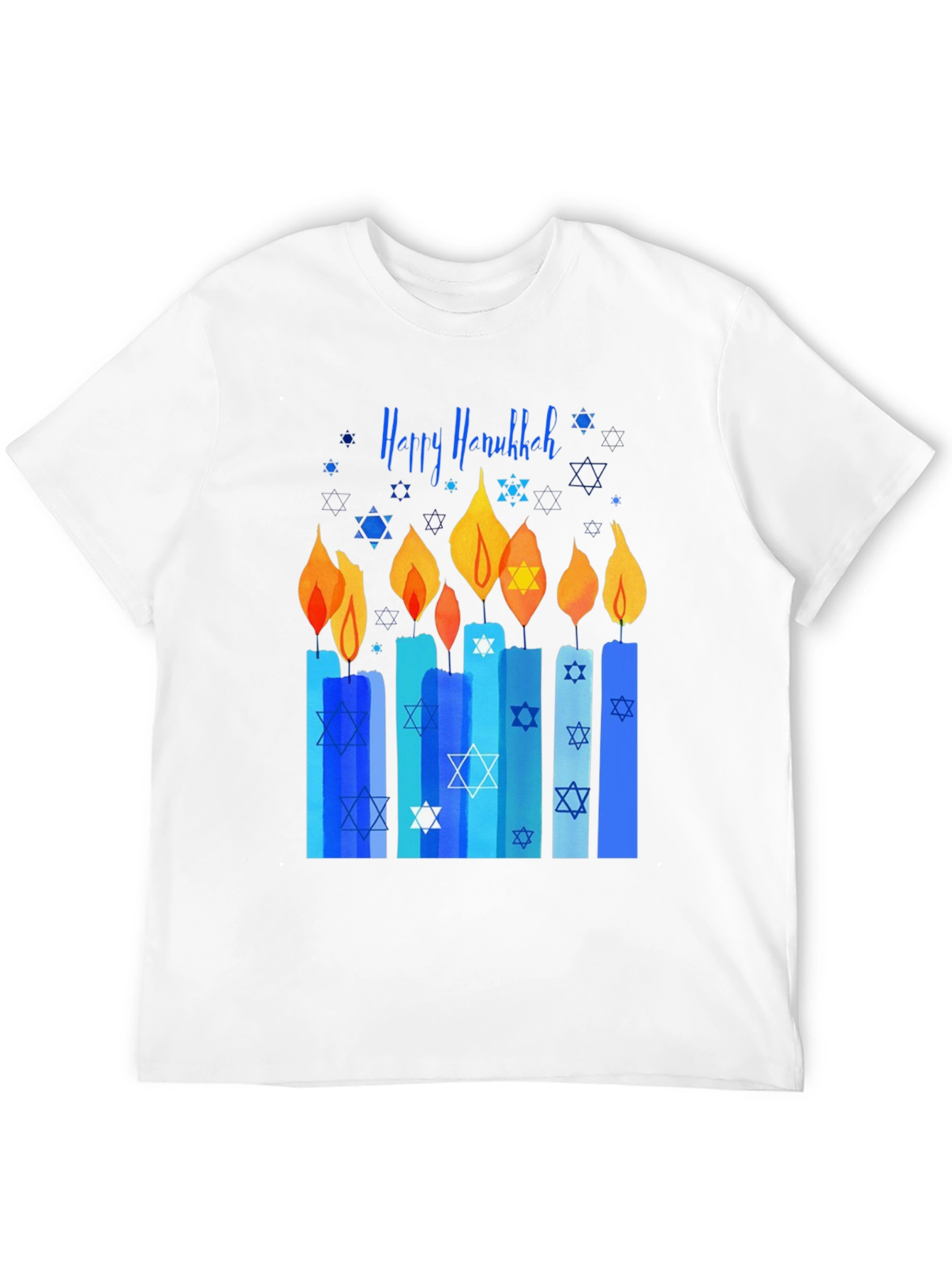 Happy Hanukkah Menorah T-Shirt