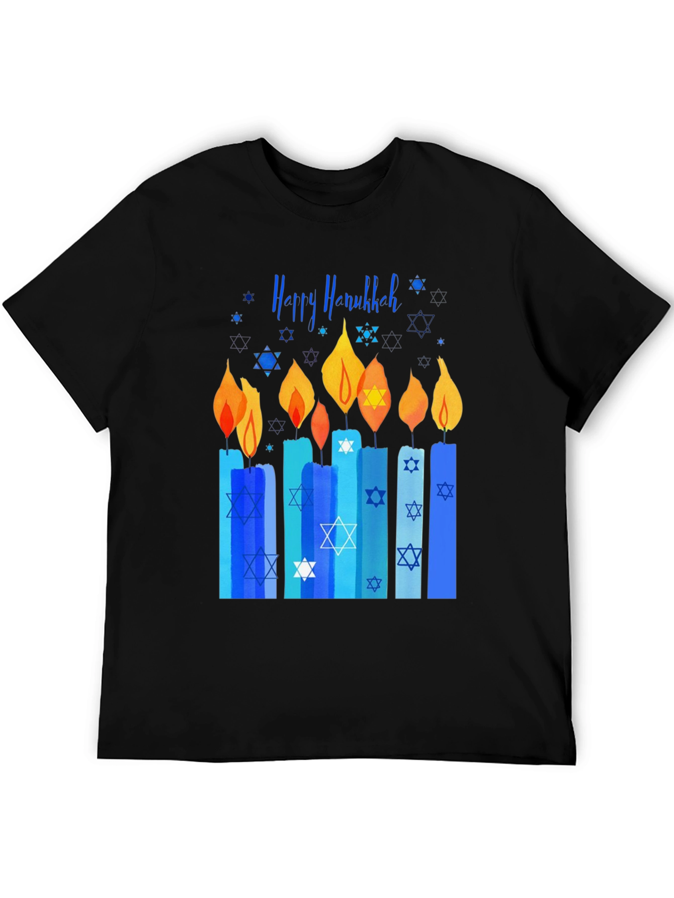 Happy Hanukkah Menorah T-Shirt