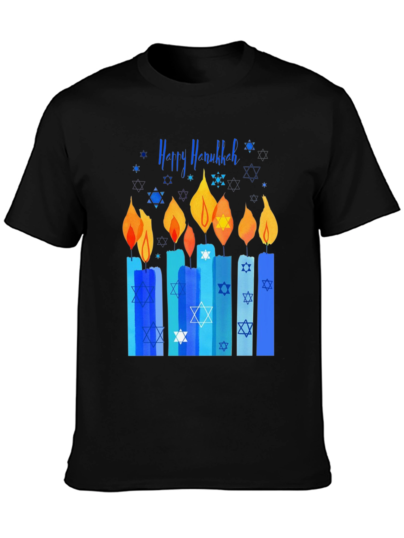 Happy Hanukkah Menorah T-Shirt