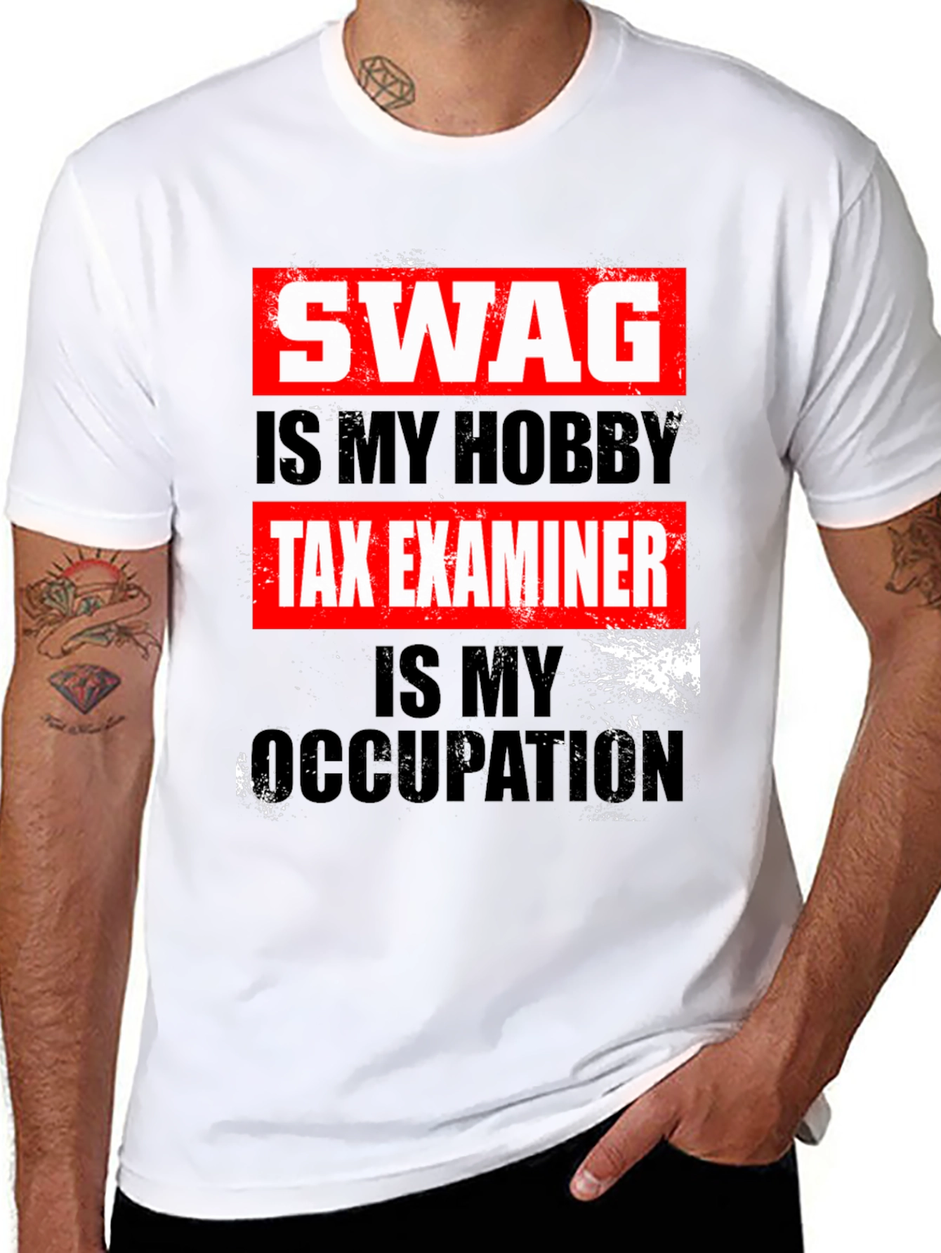 Swag Hobby Tax Examiner Occupation T-Shirt