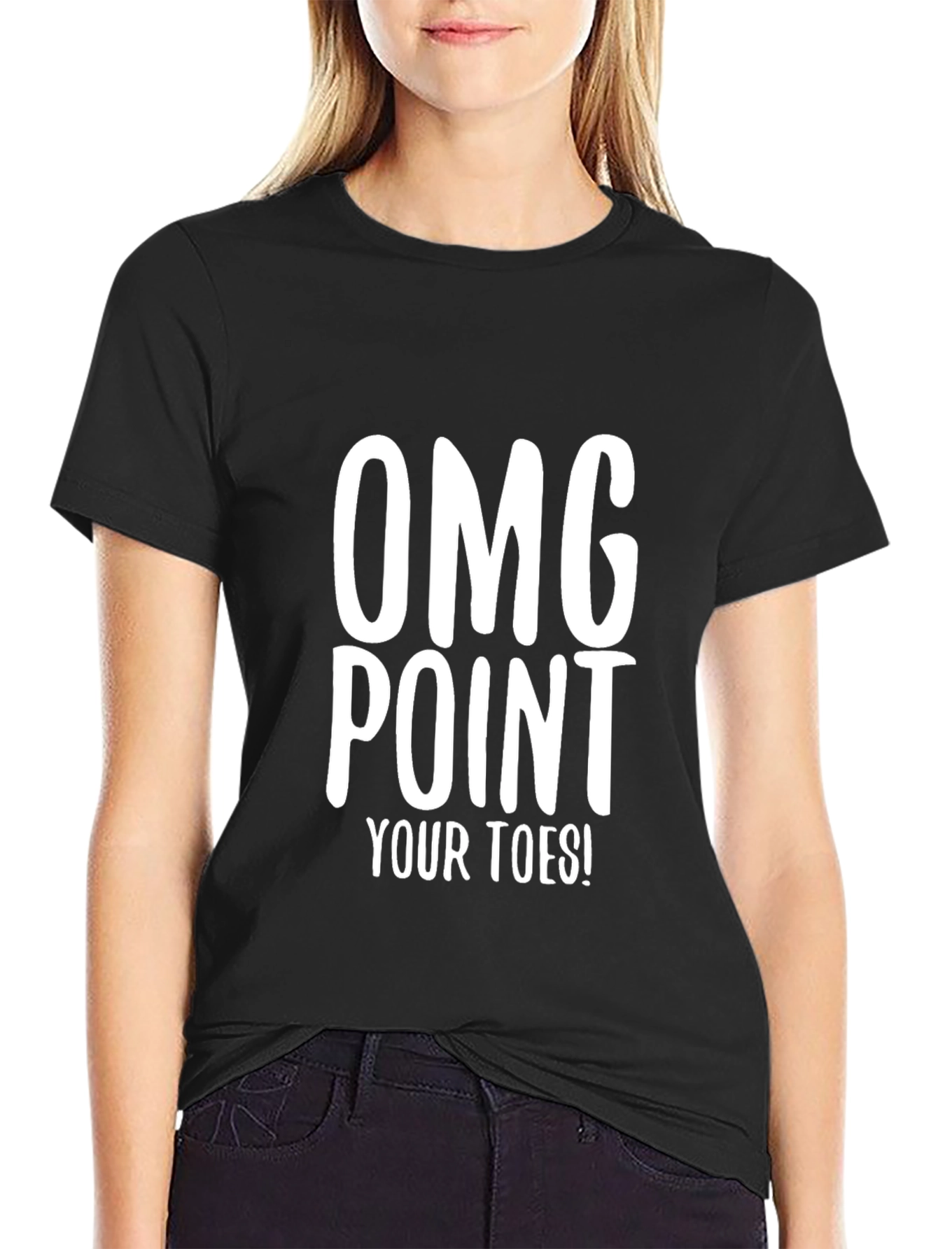 OMG Point Your Toes! Graphic Tee