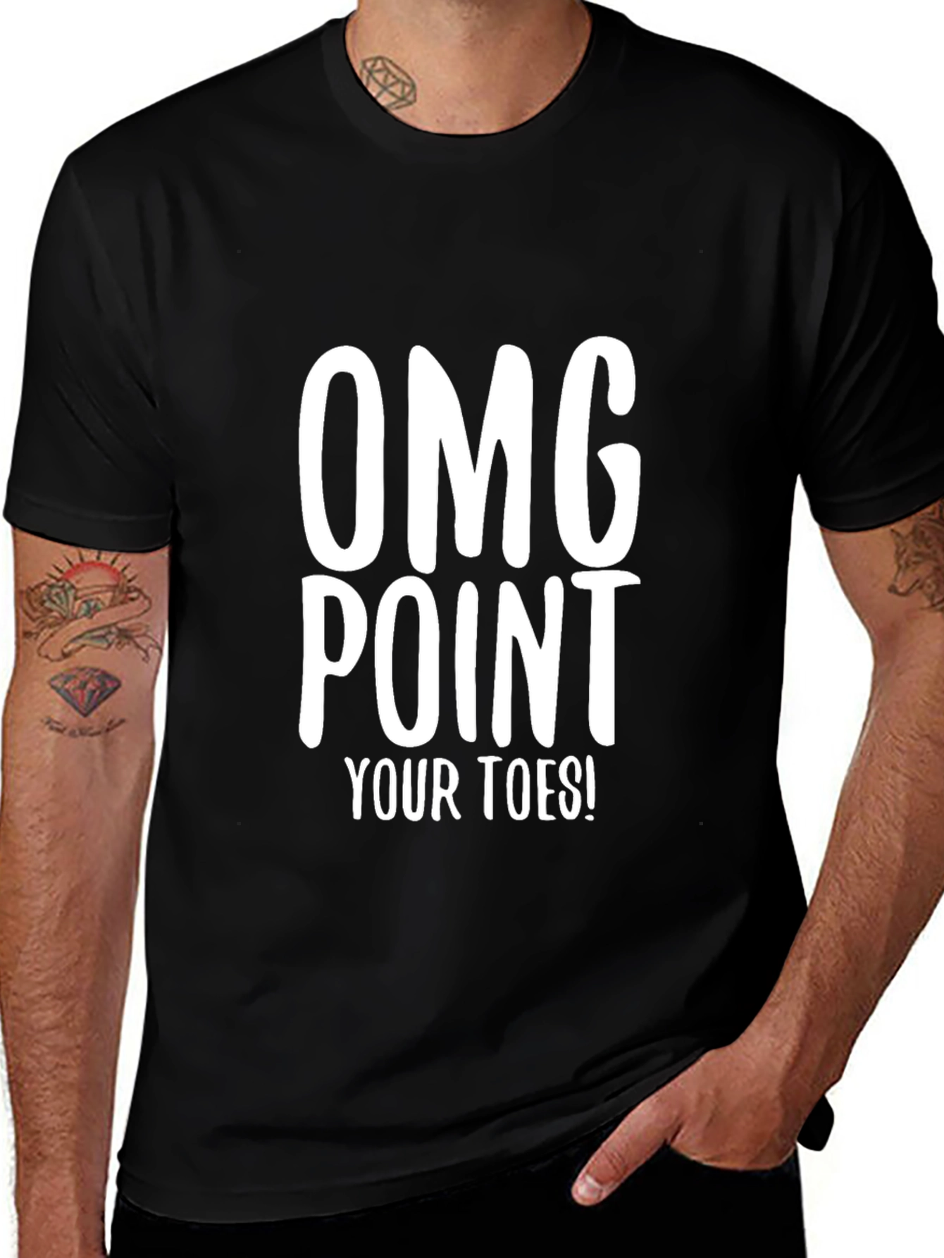 OMG Point Your Toes! Graphic Tee