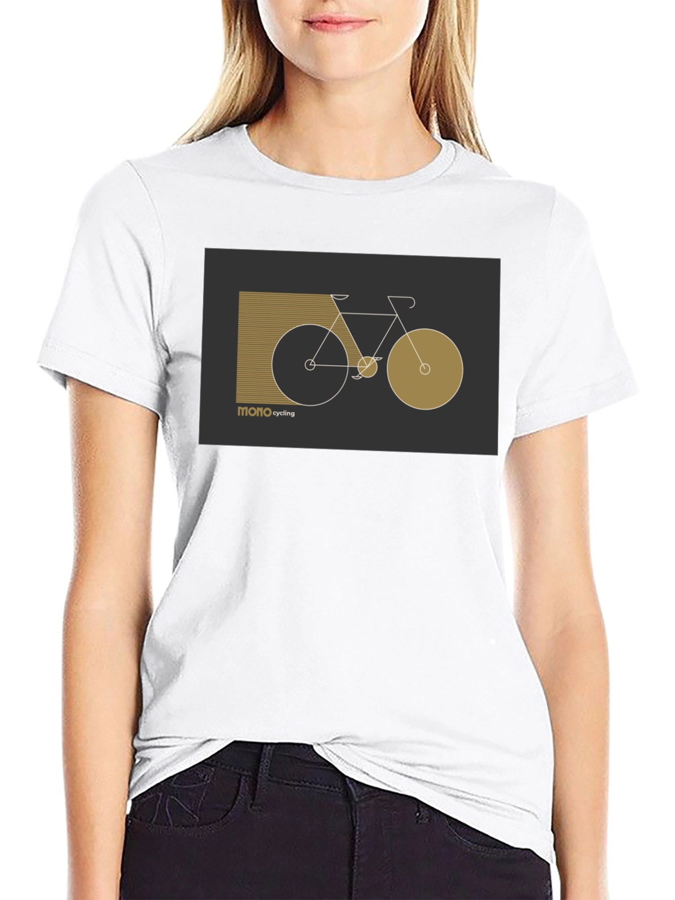Mono Cycling Graphic T-Shirt - Stylish Bike Design