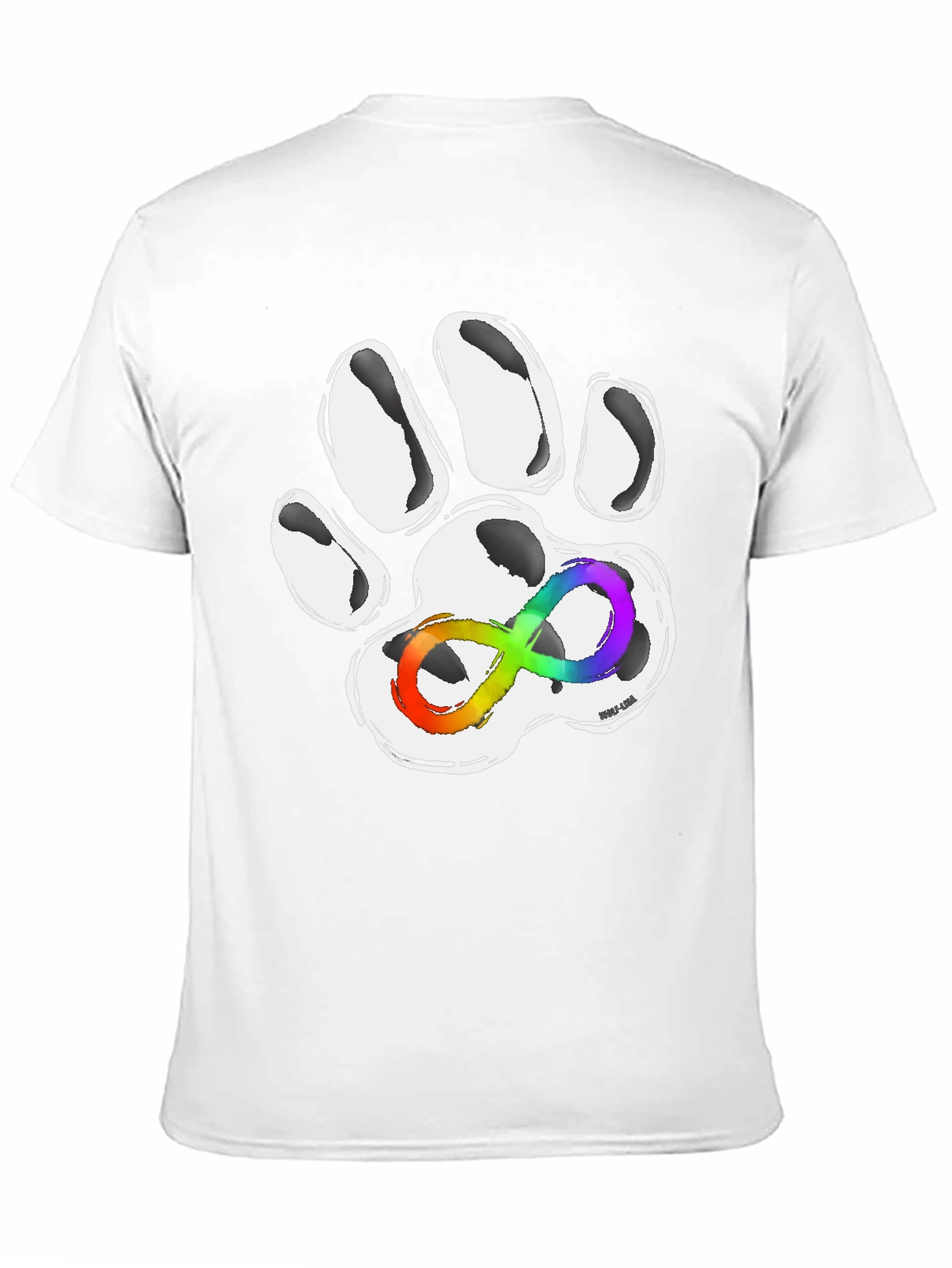 Autism Awareness Paw Print T-Shirt