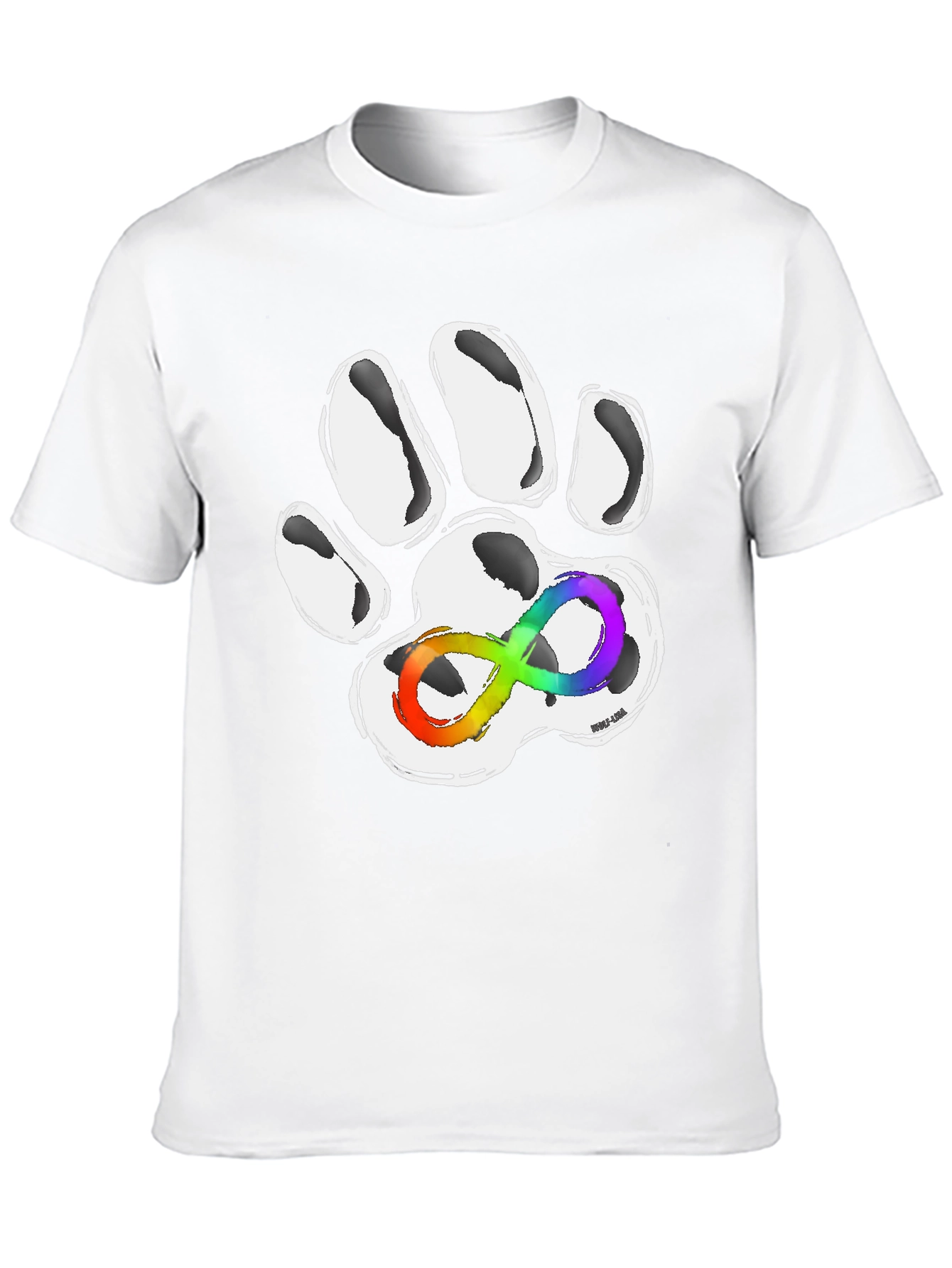 Autism Awareness Paw Print T-Shirt