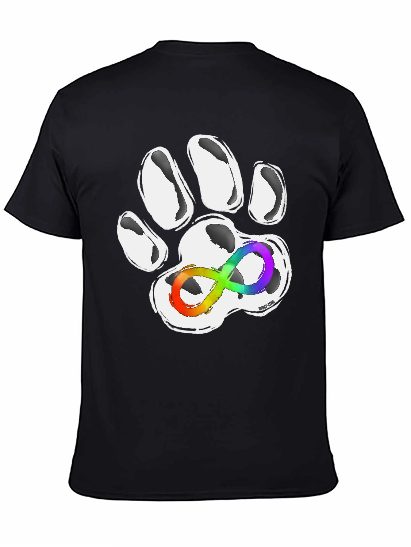Autism Awareness Paw Print T-Shirt