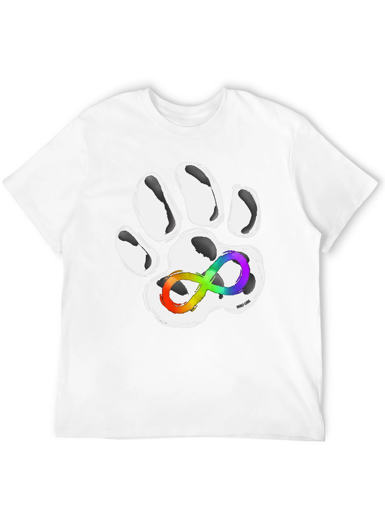 Autism Awareness Paw Print T-Shirt