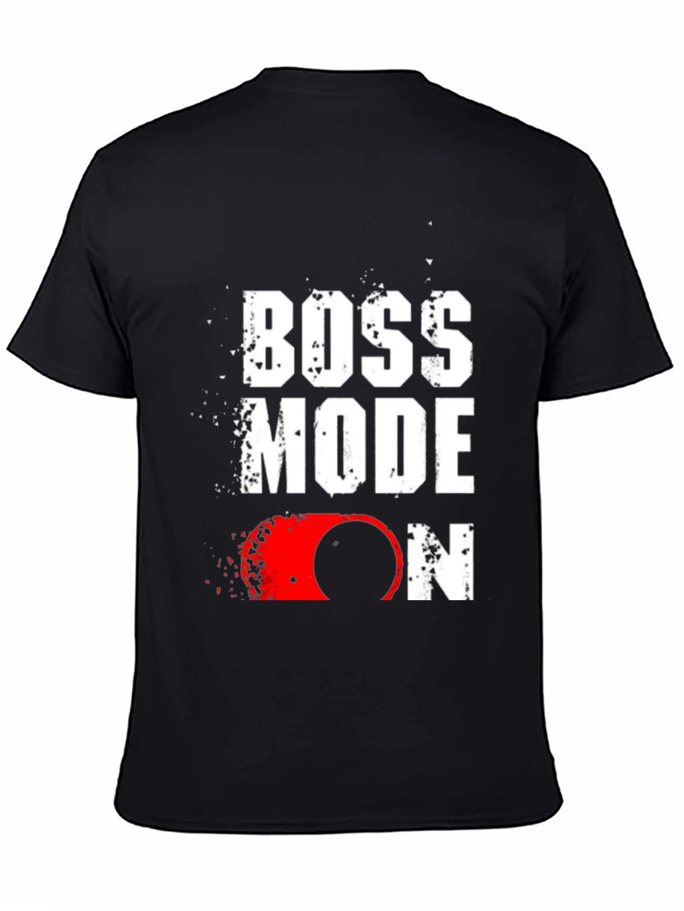 Boss Mode ON Graphic Tee - Black T-Shirt