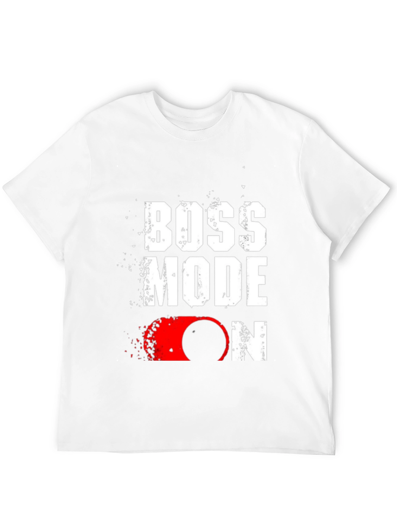 Boss Mode ON Graphic Tee - Black T-Shirt