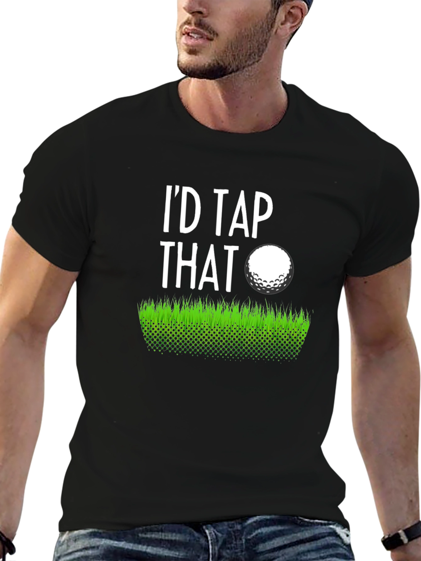 Id Tap That Golf T-Shirt Funny Golfer Tee