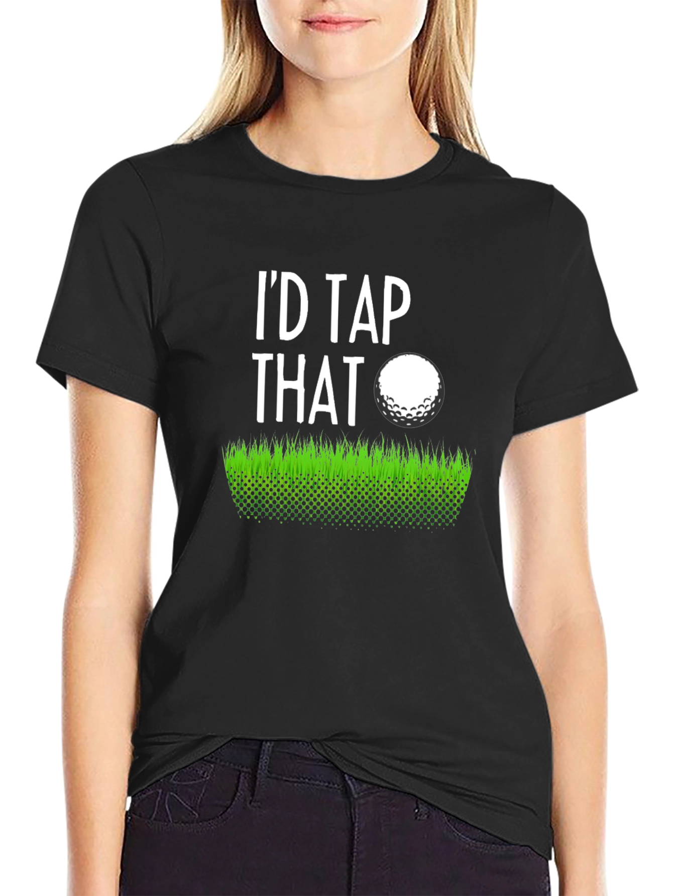 Id Tap That Golf T-Shirt Funny Golfer Tee